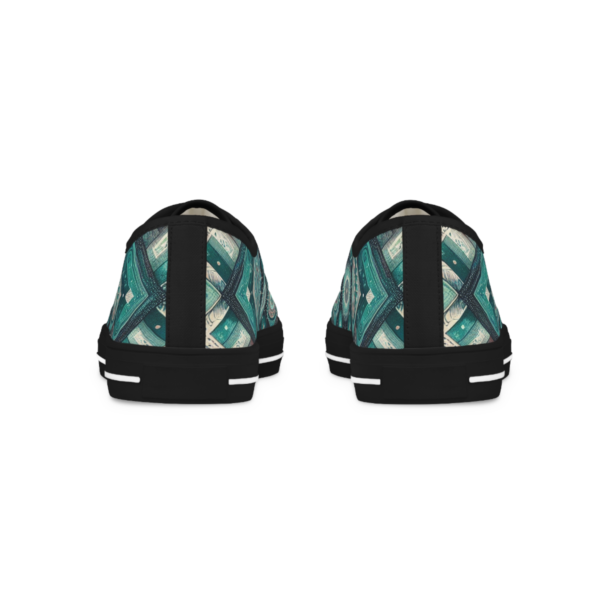 Turquois Nebulite - Men's Lowtop Sneakers - Image 7