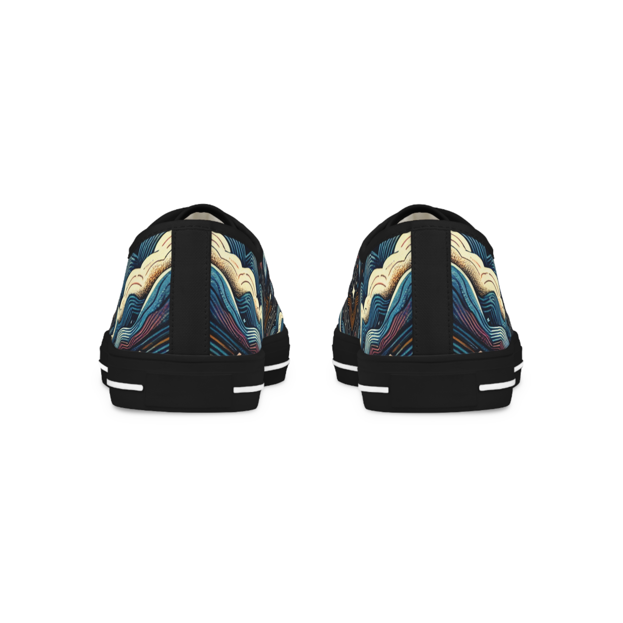 Turq Nebulosa - Men's Lowtop Sneakers - Image 7