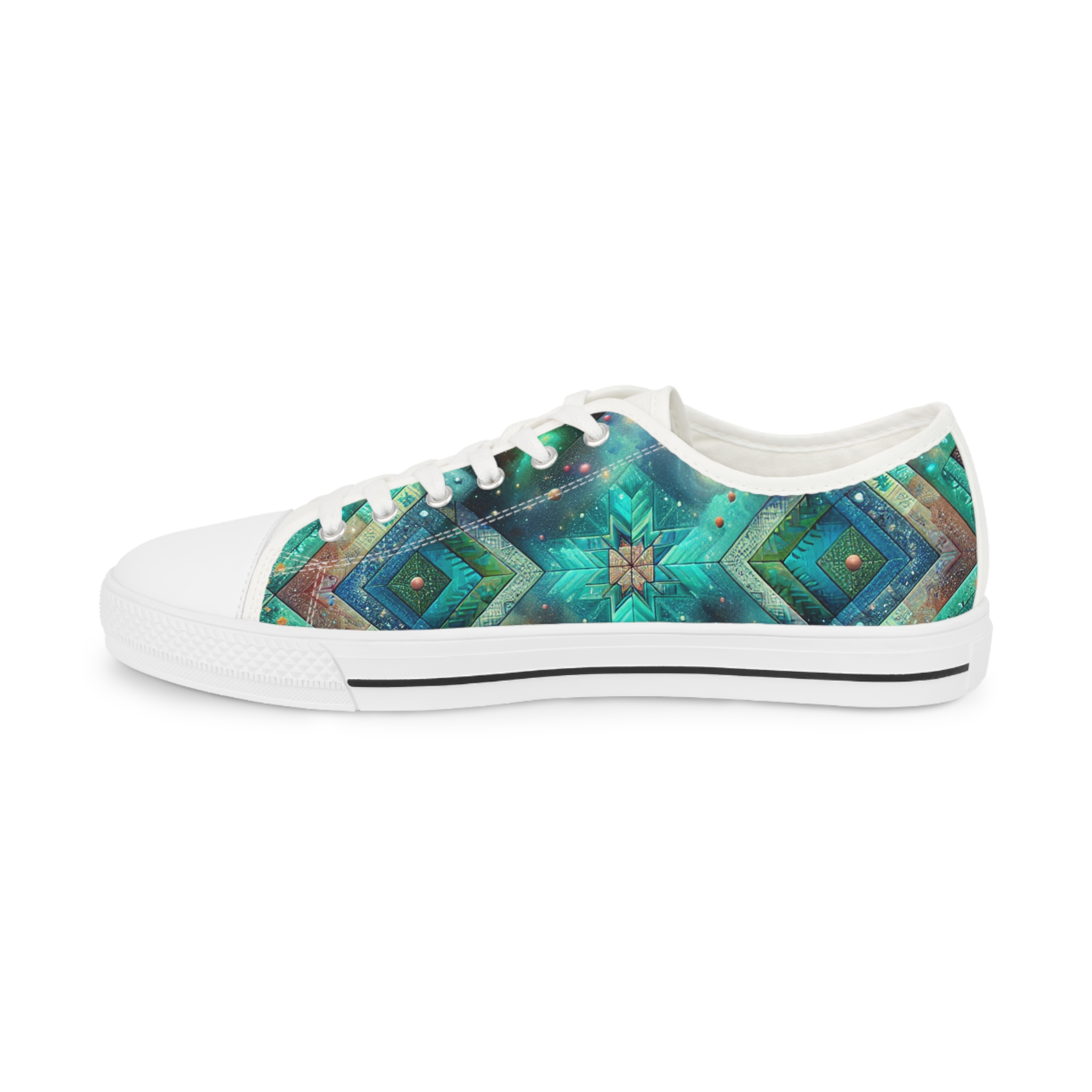 Turq Nebulux - Men's Lowtop Sneakers - Image 4