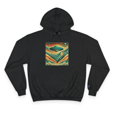 Zara Nebulae Hoodie — Gold Swirl