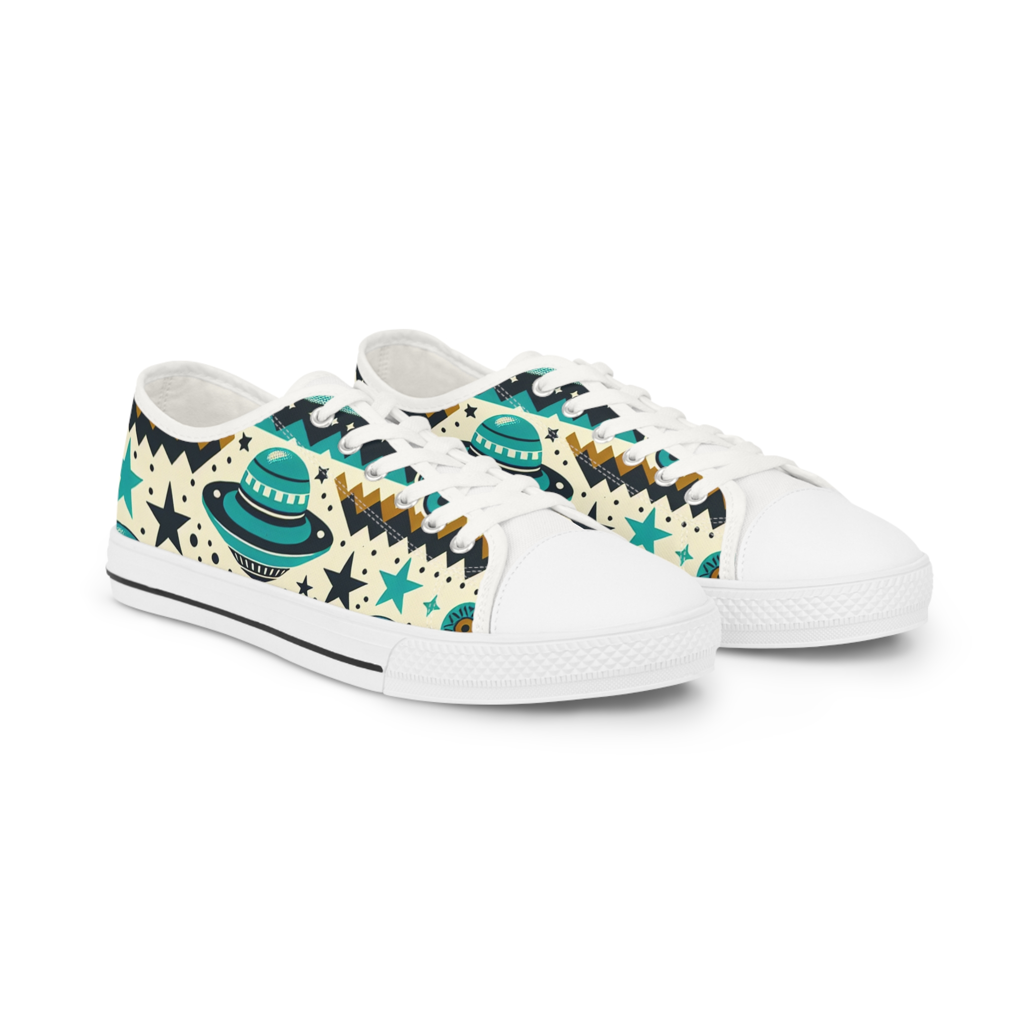 Turquoise UFO Sneakers - Image 5