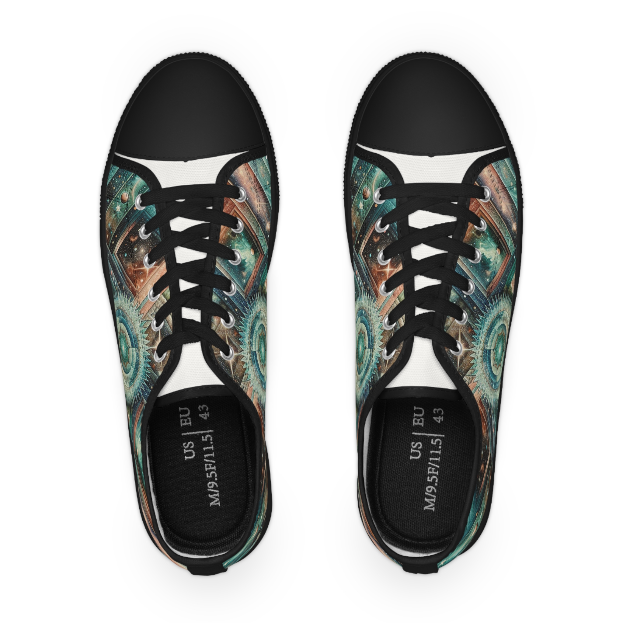 Turquoisa Starbeam - Men's Lowtop Sneakers - Image 6