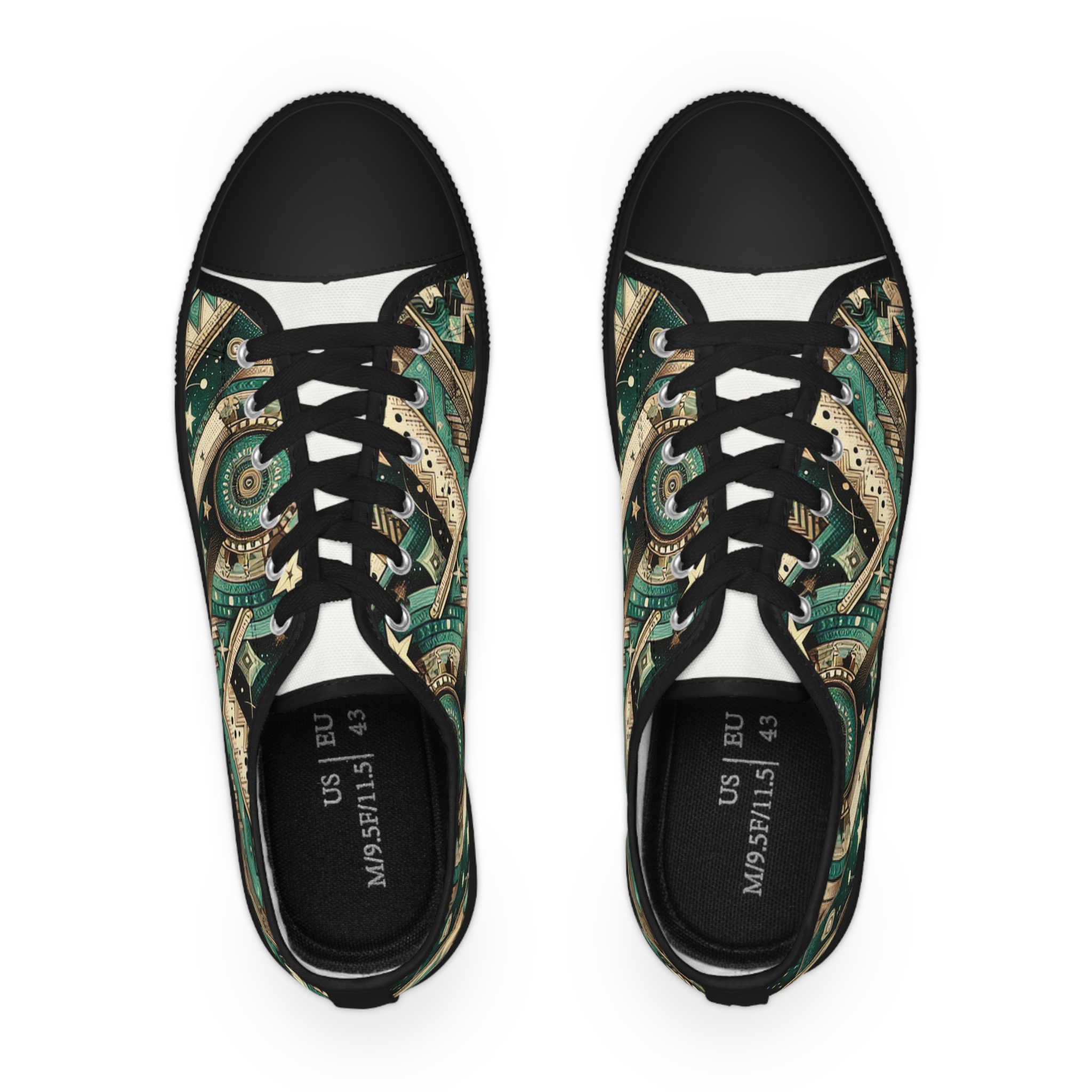 Turq Nebulois - Men's Lowtop Sneakers - Image 6