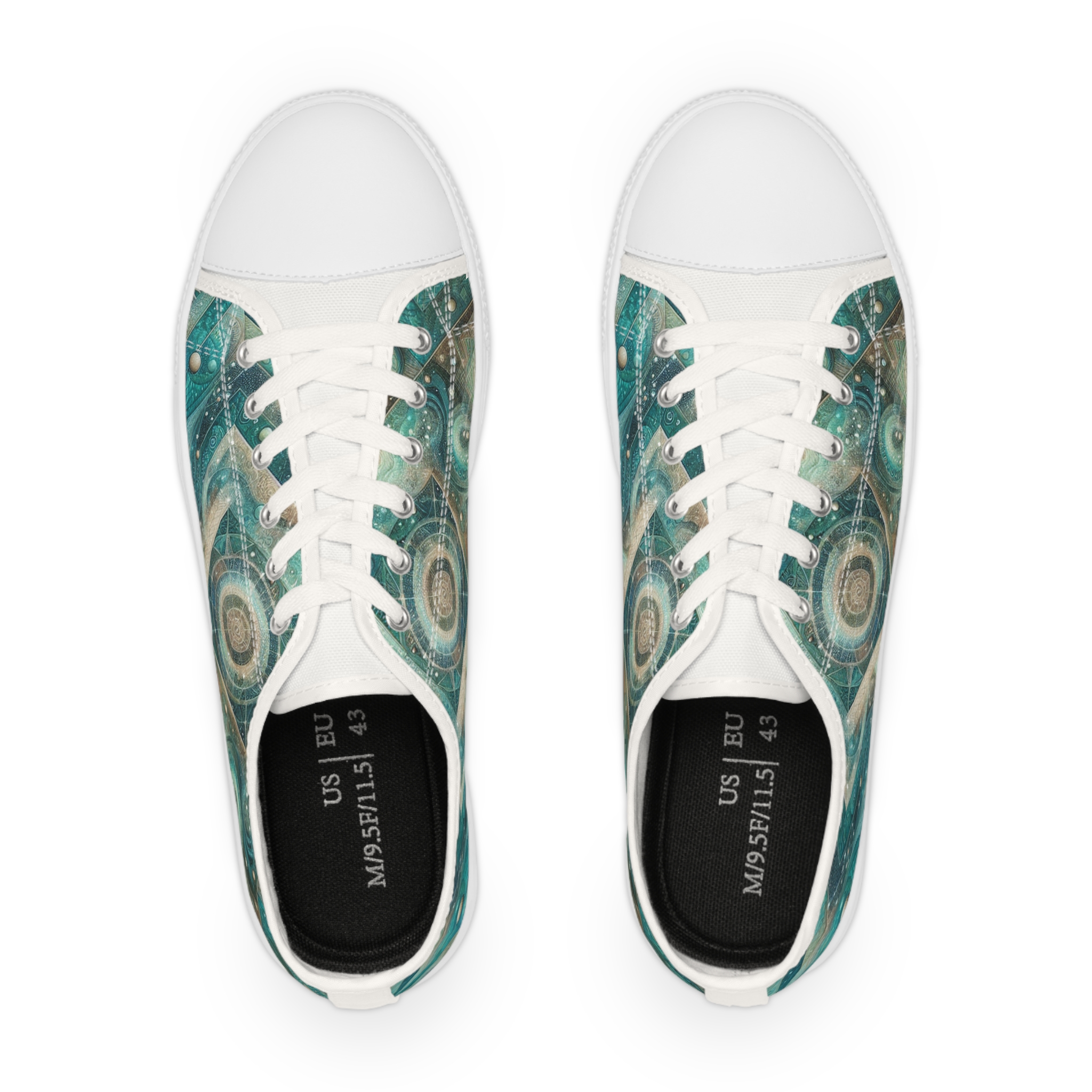 Turq Xenogem Sneakers — Teal Marble - Image 2