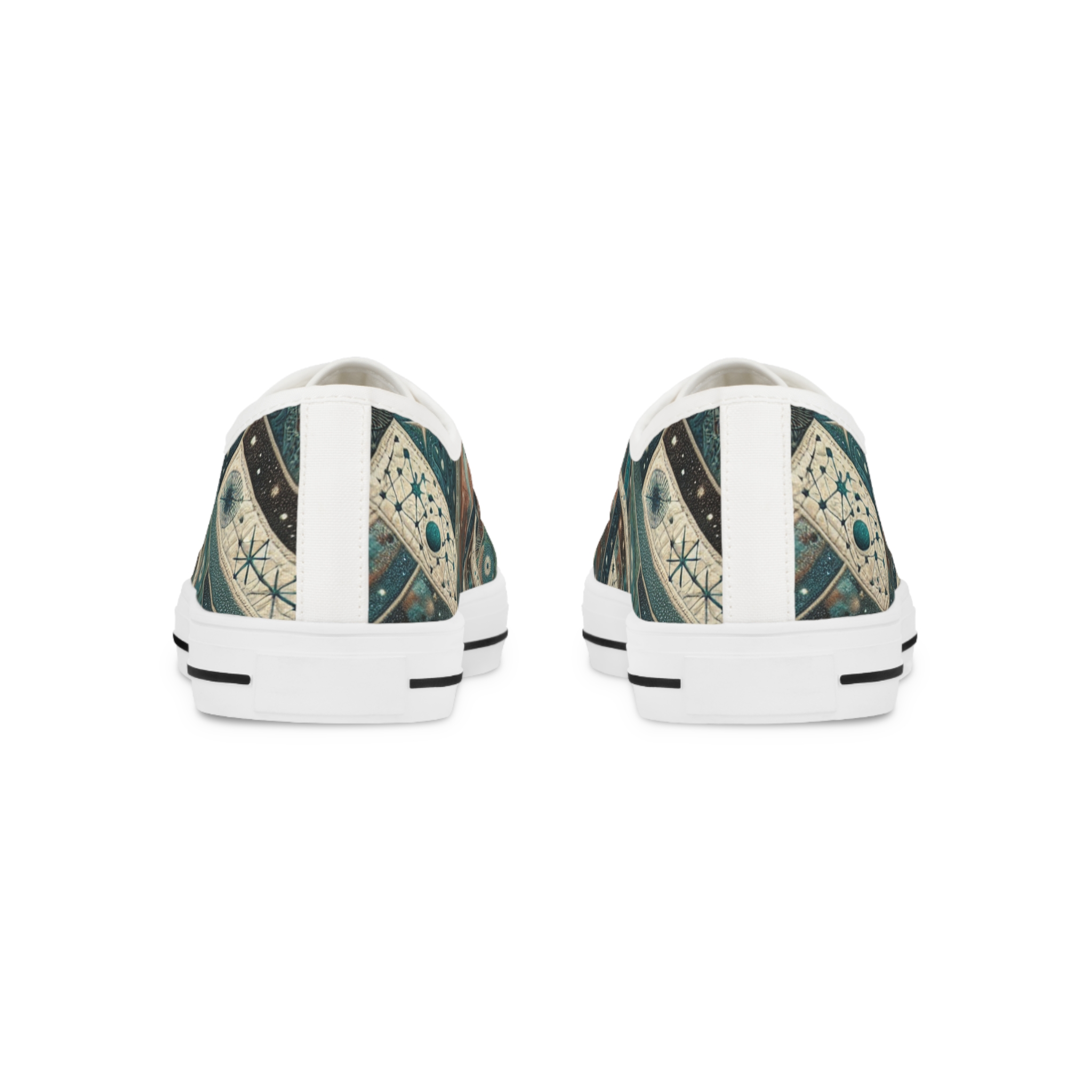 Zirconia Turquoisian Sneakers — Tan Weave - Image 3