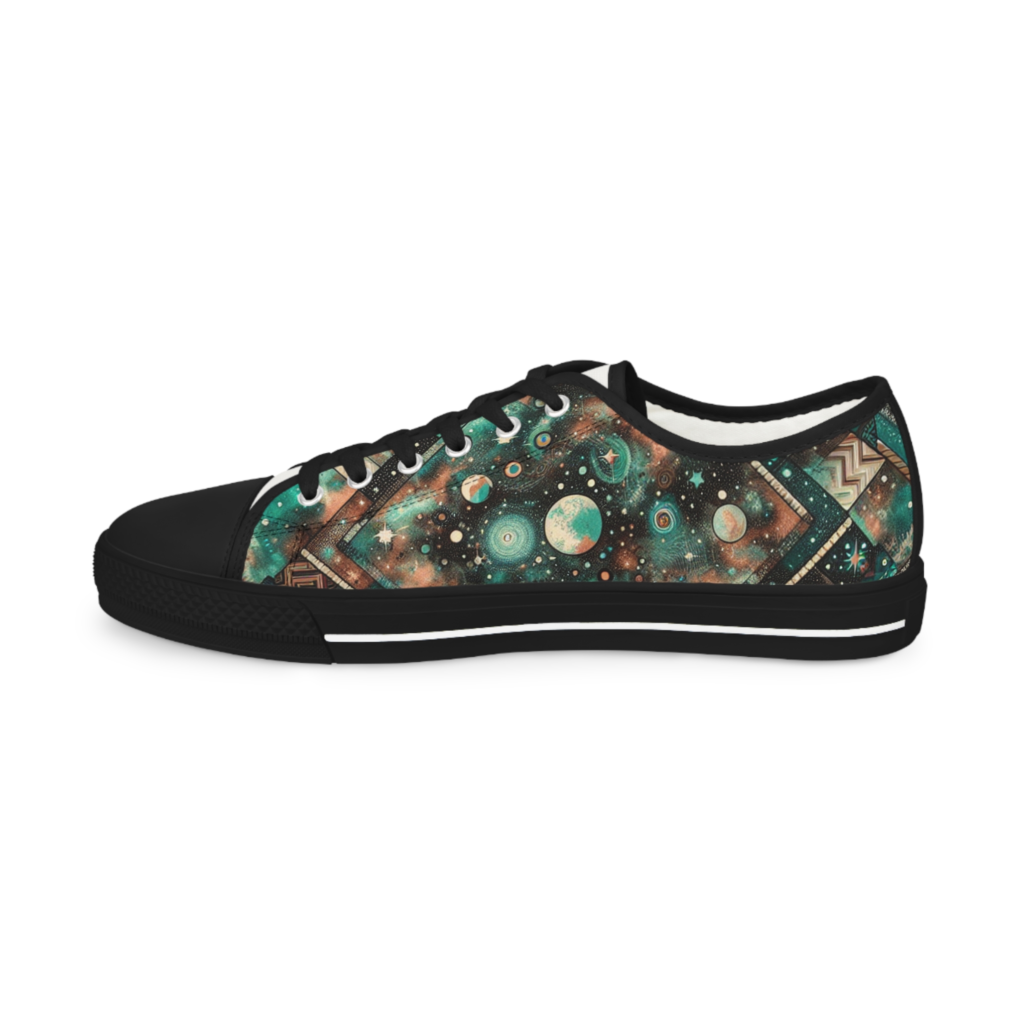 Turq Nebulon - Men's Lowtop Sneakers - Image 8