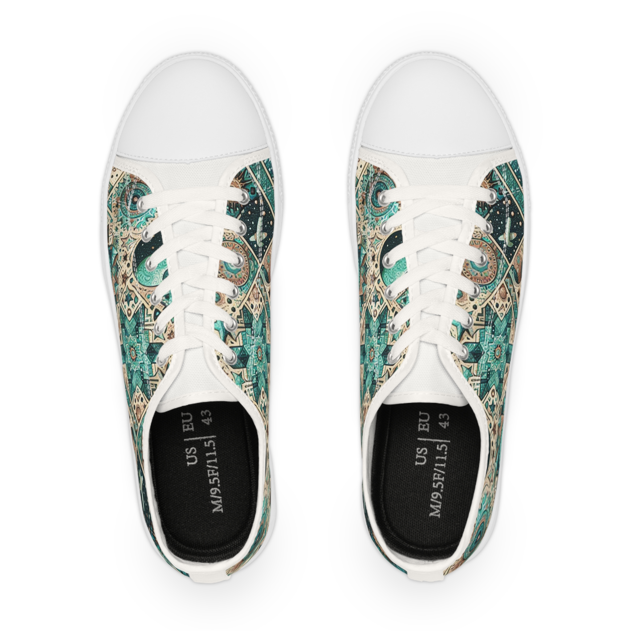 Turq Zirconian - Men's Lowtop Sneakers - Image 2