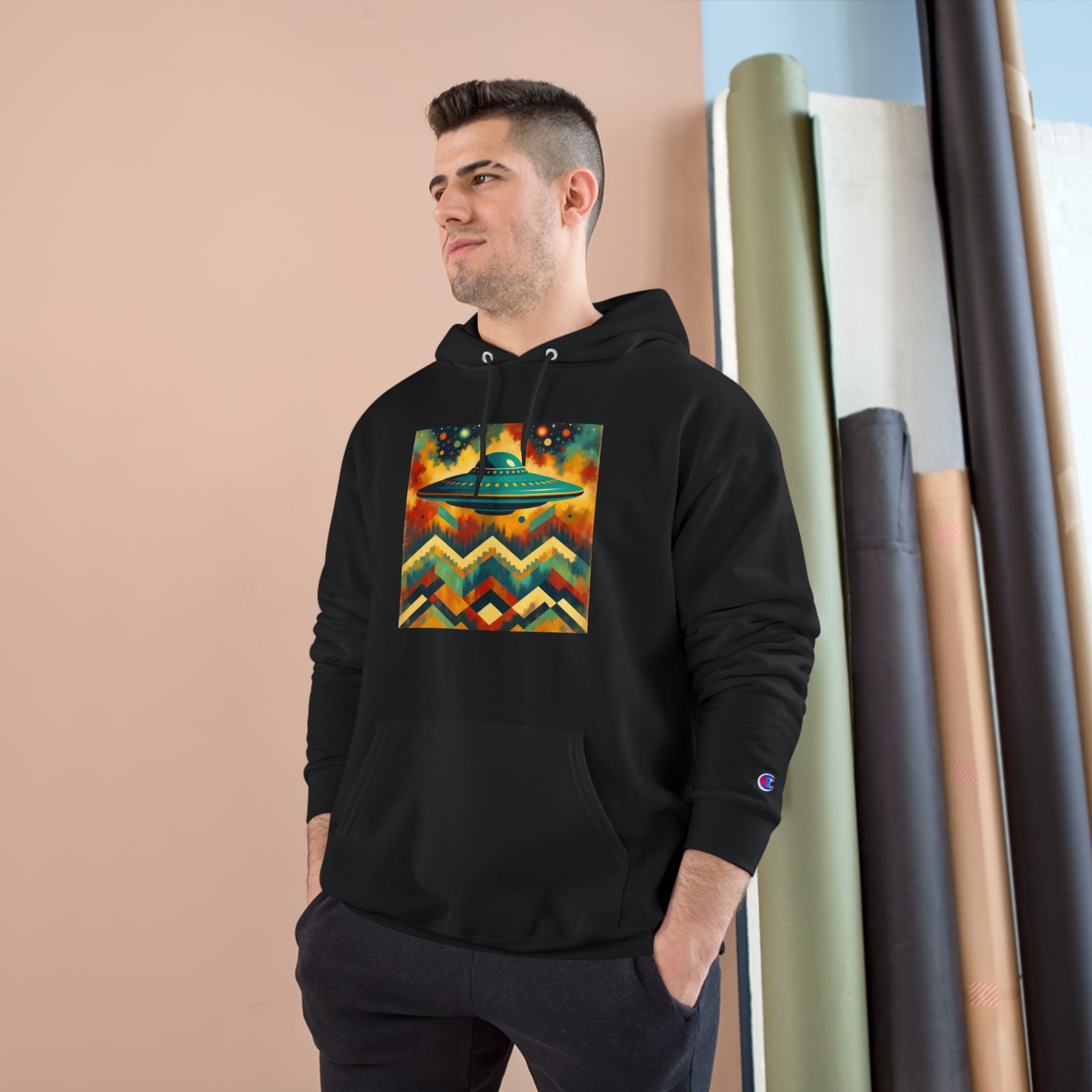 Zara Pueblo-Starbeam Hoodie — Zigzag Beam - Image 3