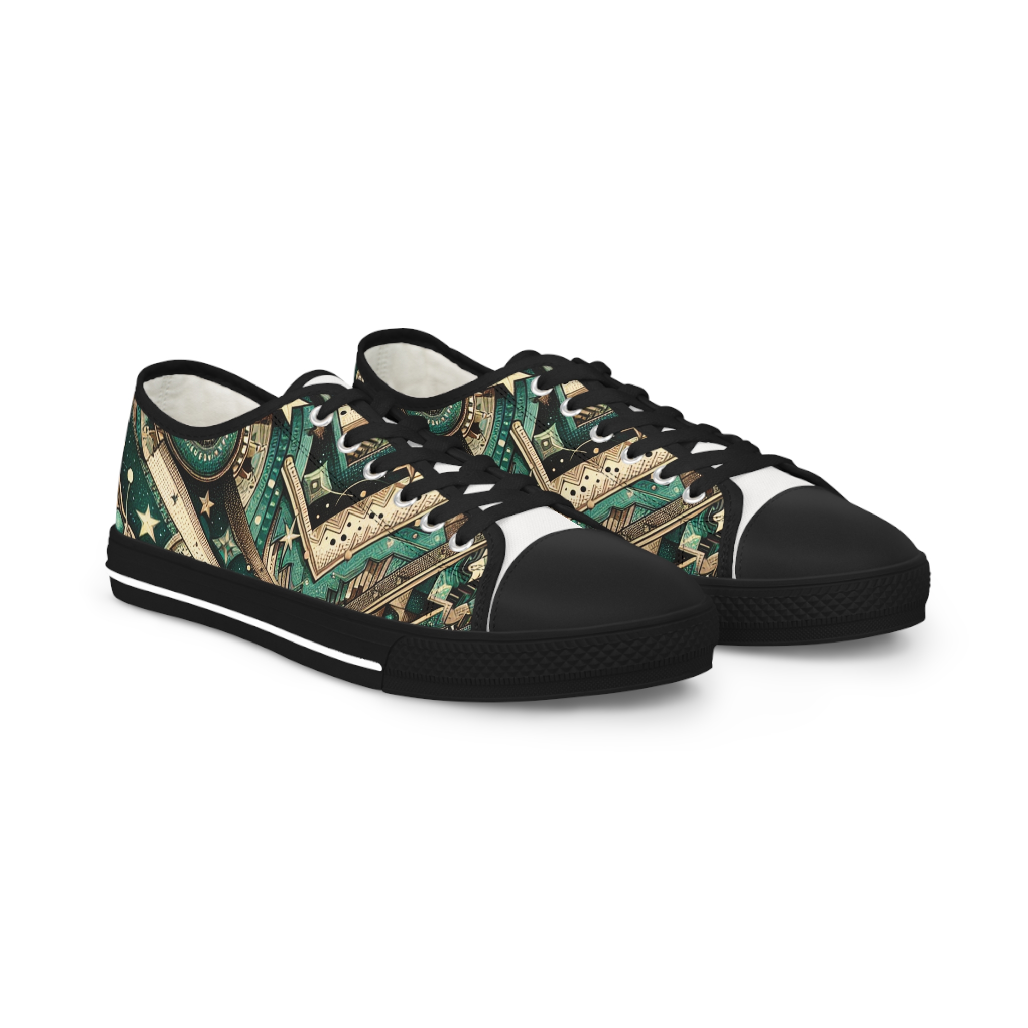 Turq Nebulois - Men's Lowtop Sneakers - Image 5