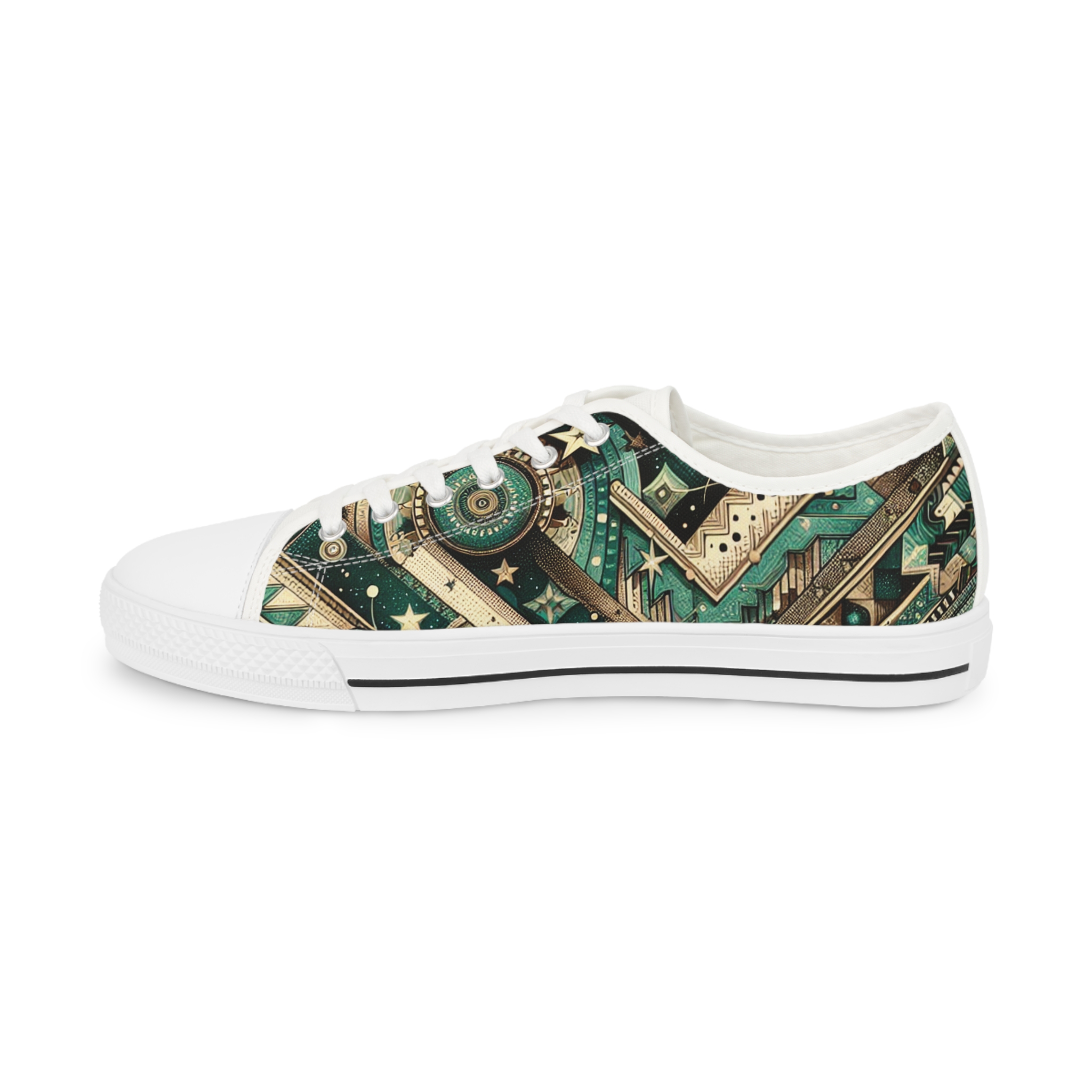 Turq Nebulois - Men's Lowtop Sneakers - Image 4