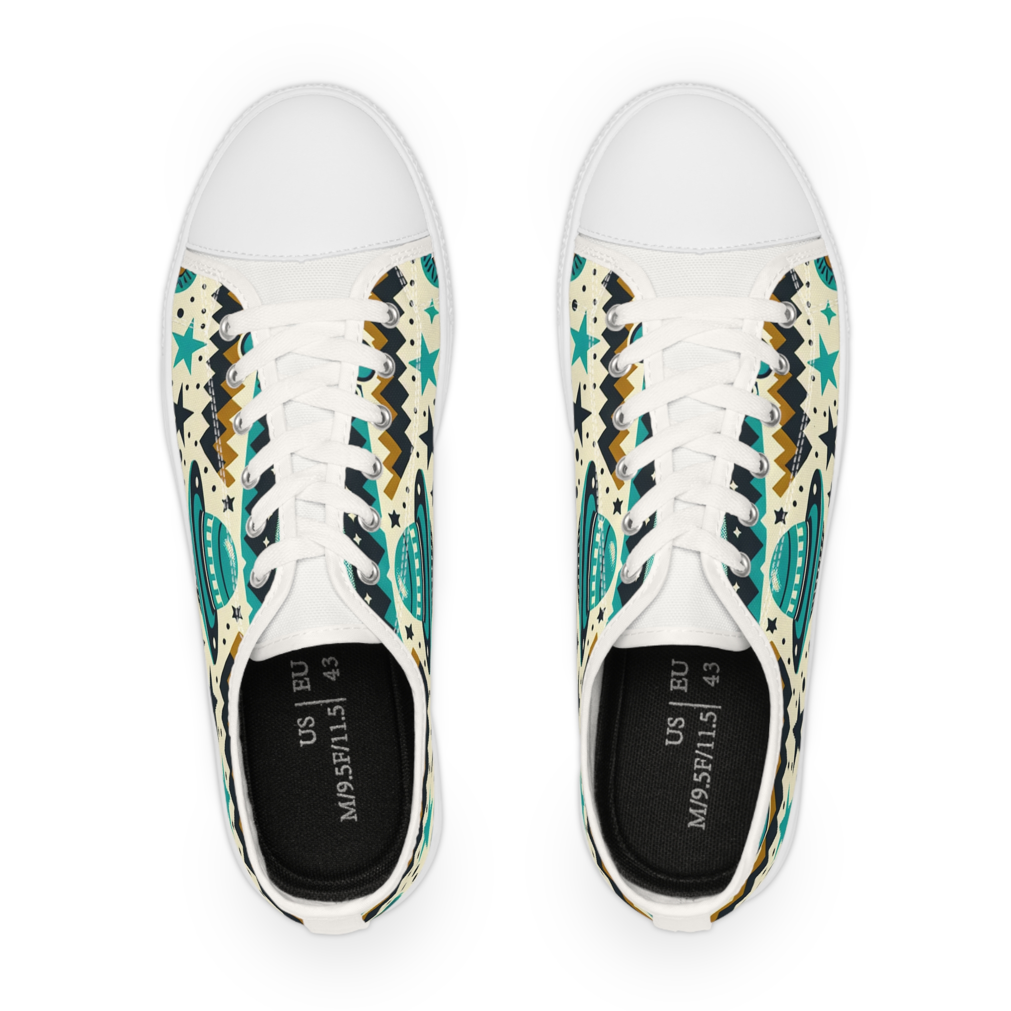 Turquoise UFO Sneakers - Image 6