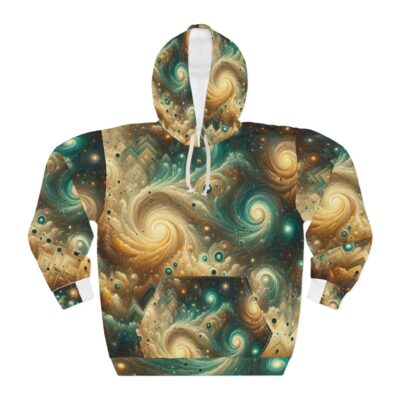 Galaxy UFO Hoodie with Cosmic Patterns