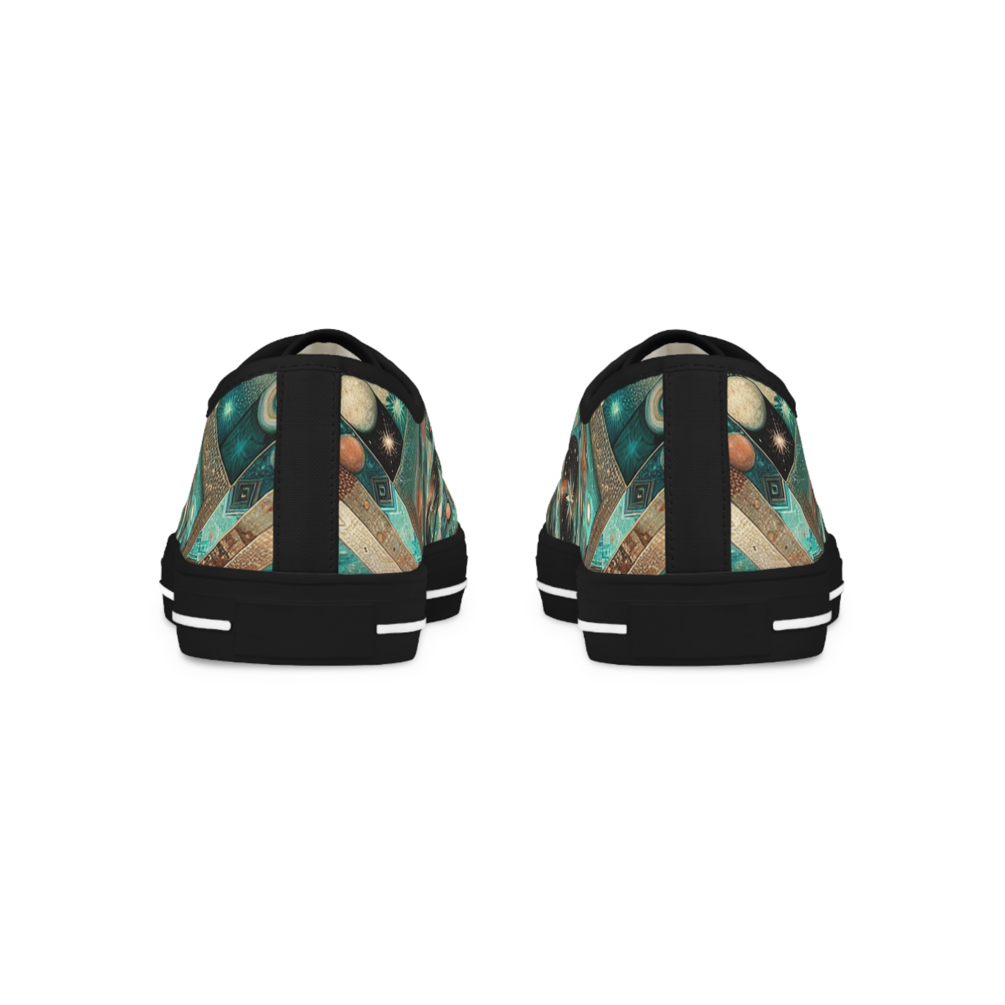 Turquoisian Zephyria - Men's Lowtop Sneakers - Image 3