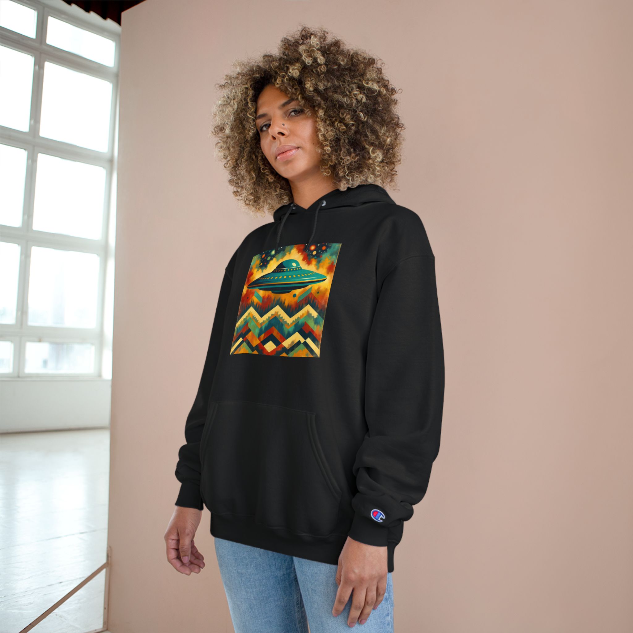 Zara Pueblo-Starbeam Hoodie — Zigzag Beam - Image 4