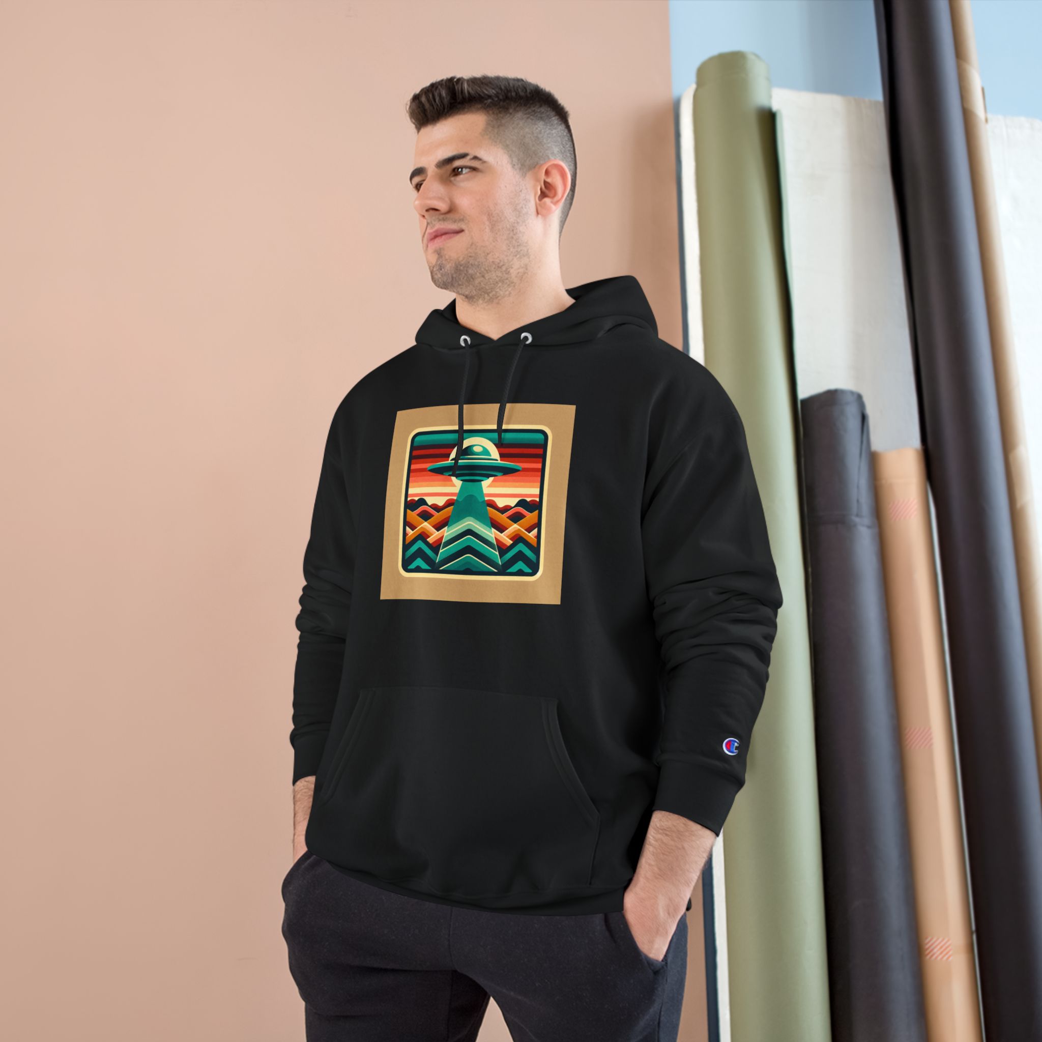 Turquoise Roswell - Hoodie - Image 3