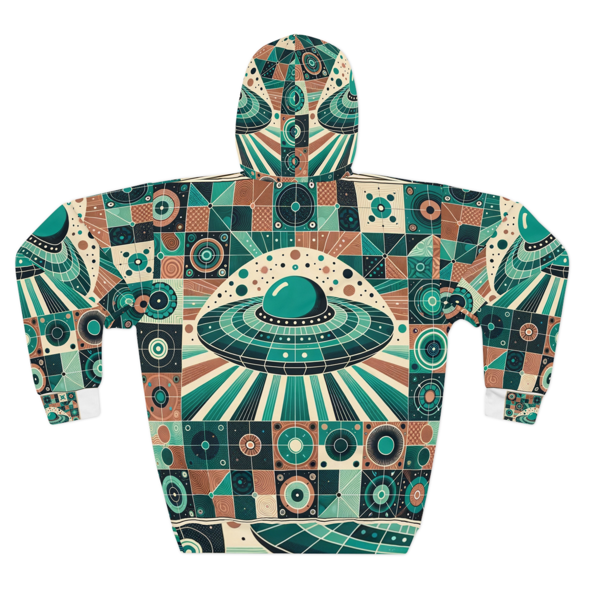 Quilt Style UFO Hoodie - Image 2