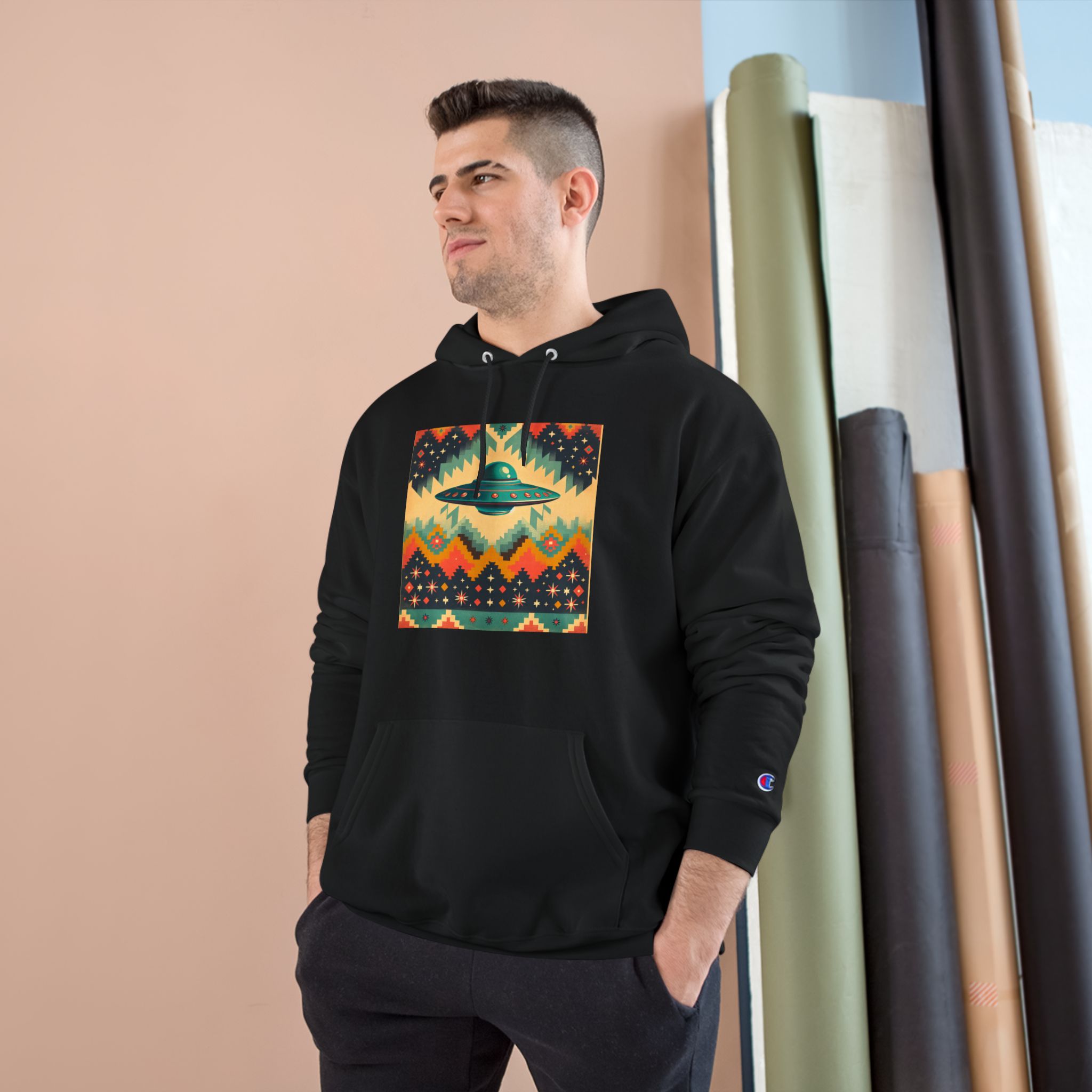 Zara Stardust Hoodie — Red Range - Image 3