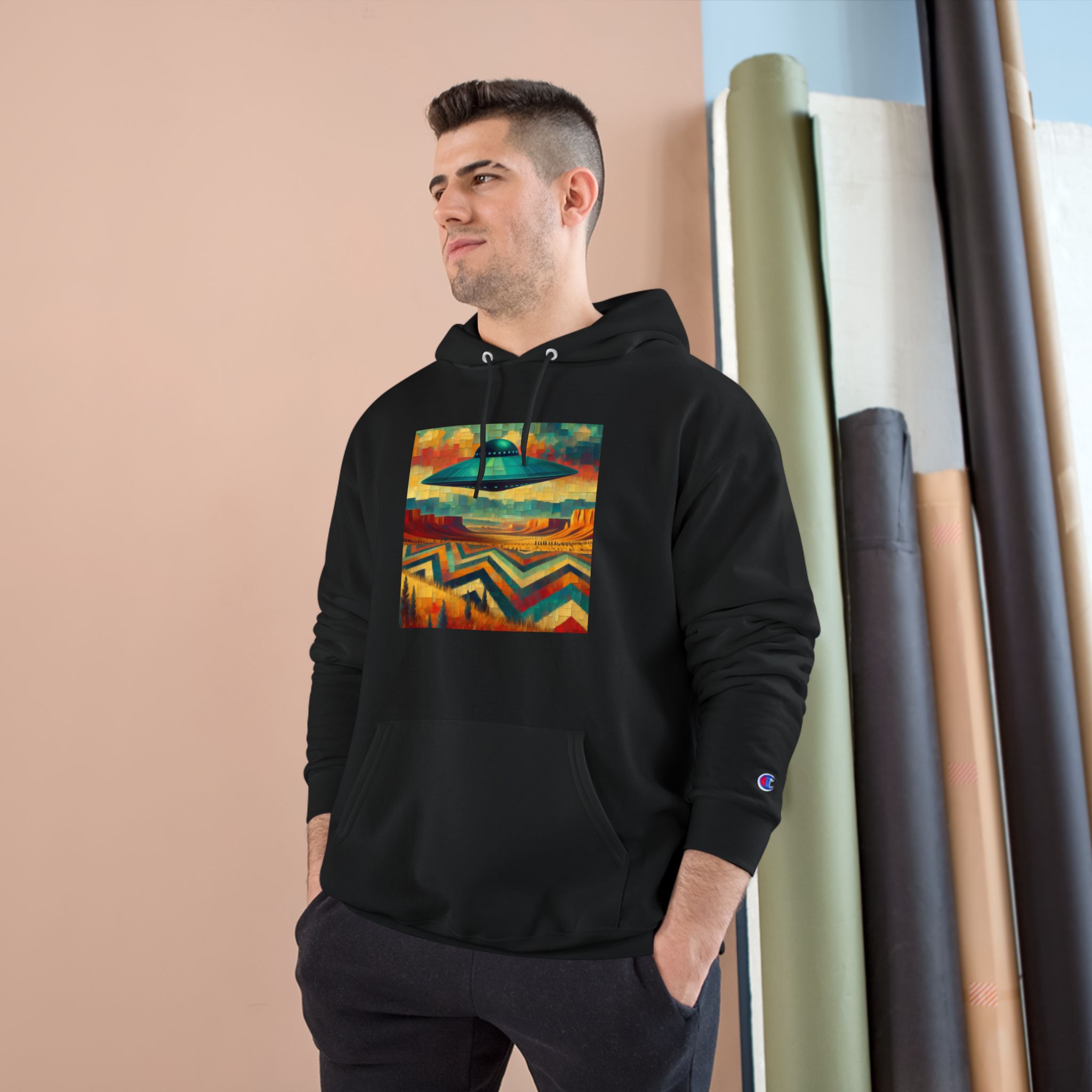 Roswell Turquoise Hoodie — Mesa Bands - Image 3