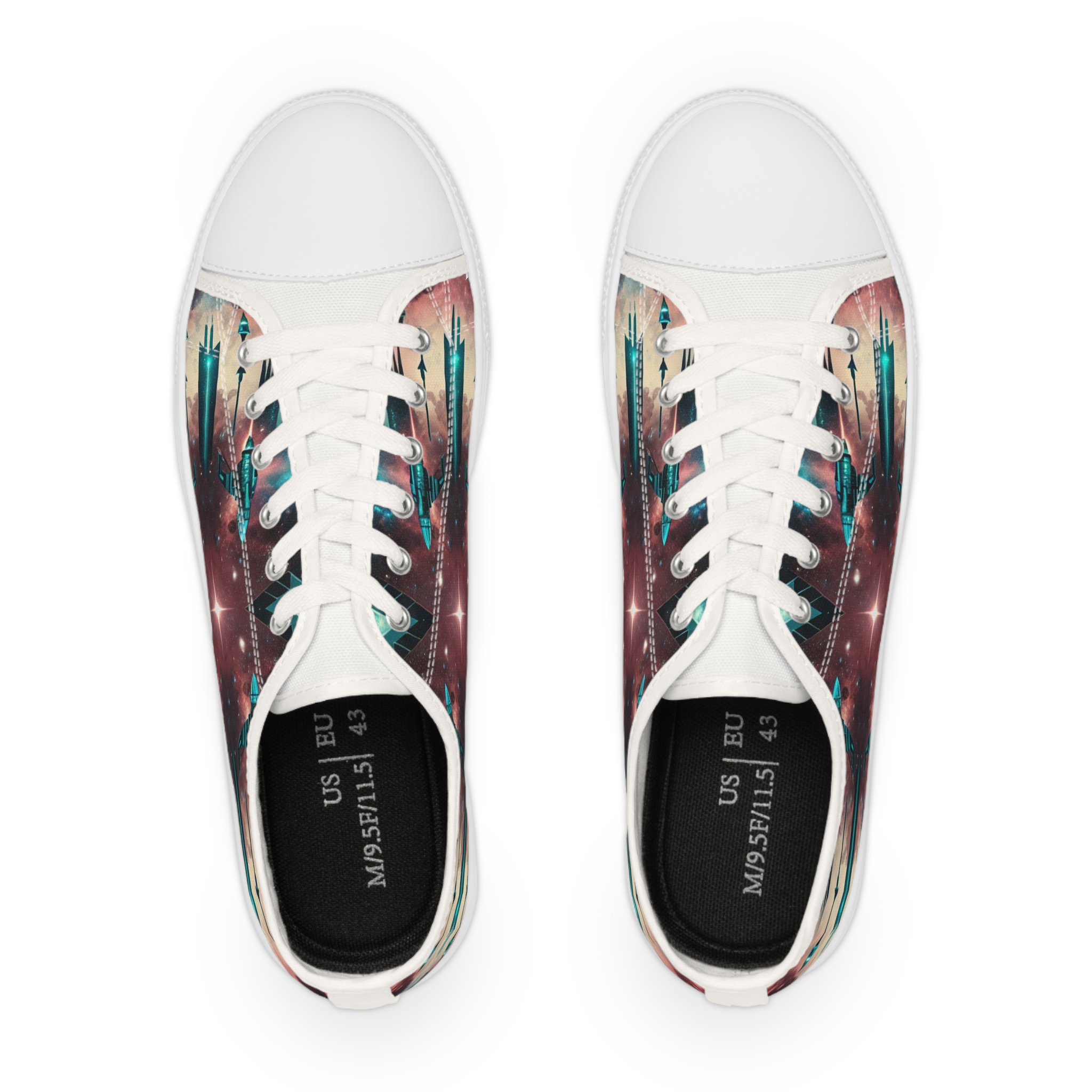 Turquesa Skysparkle - Men's Lowtop Sneakers - Image 6