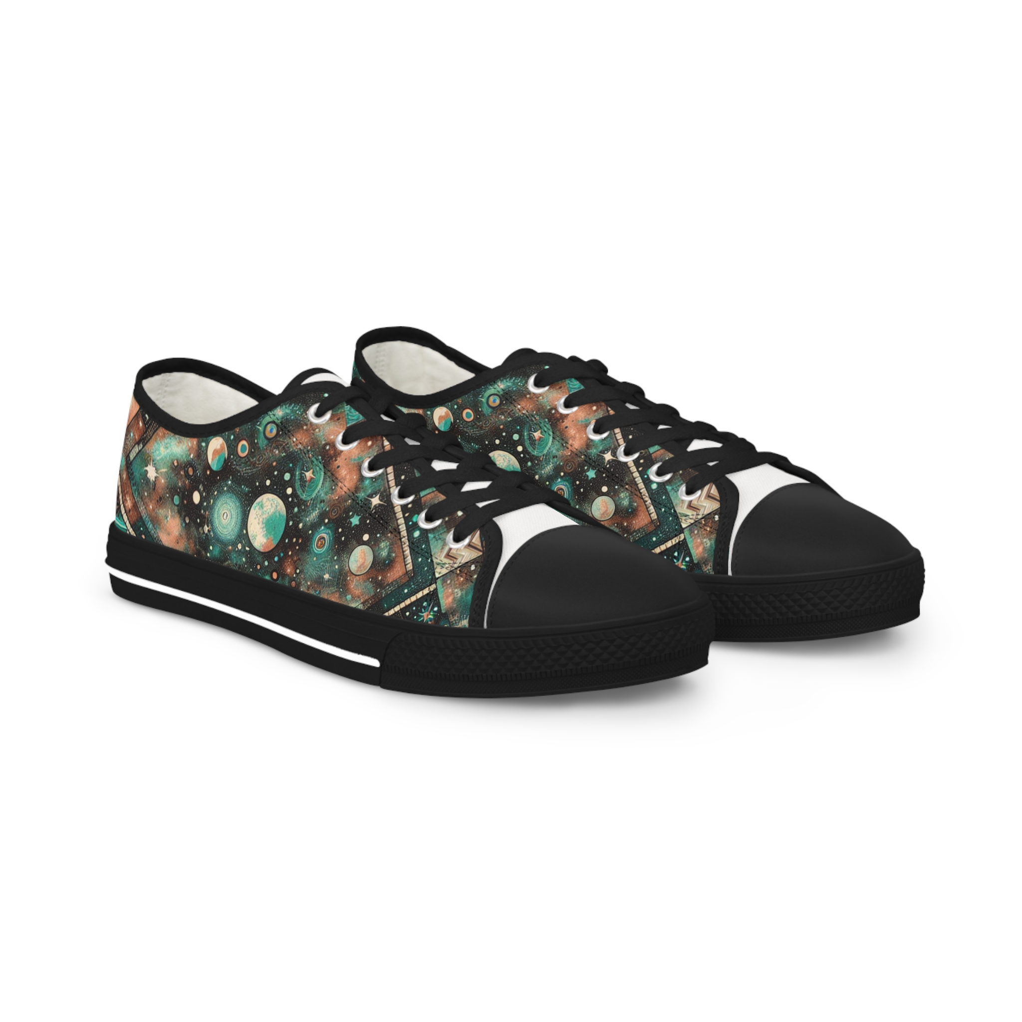 Turq Nebulon - Men's Lowtop Sneakers - Image 5