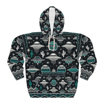 Cosmic Conversations: Telepathic Transmitter Device Hoodie