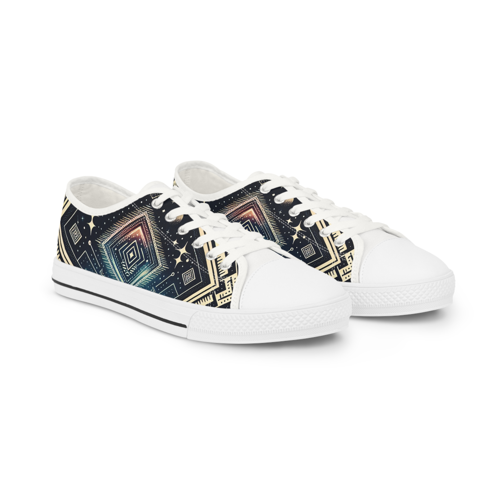 Turq Nebulos - Men's Lowtop Sneakers - Image 5