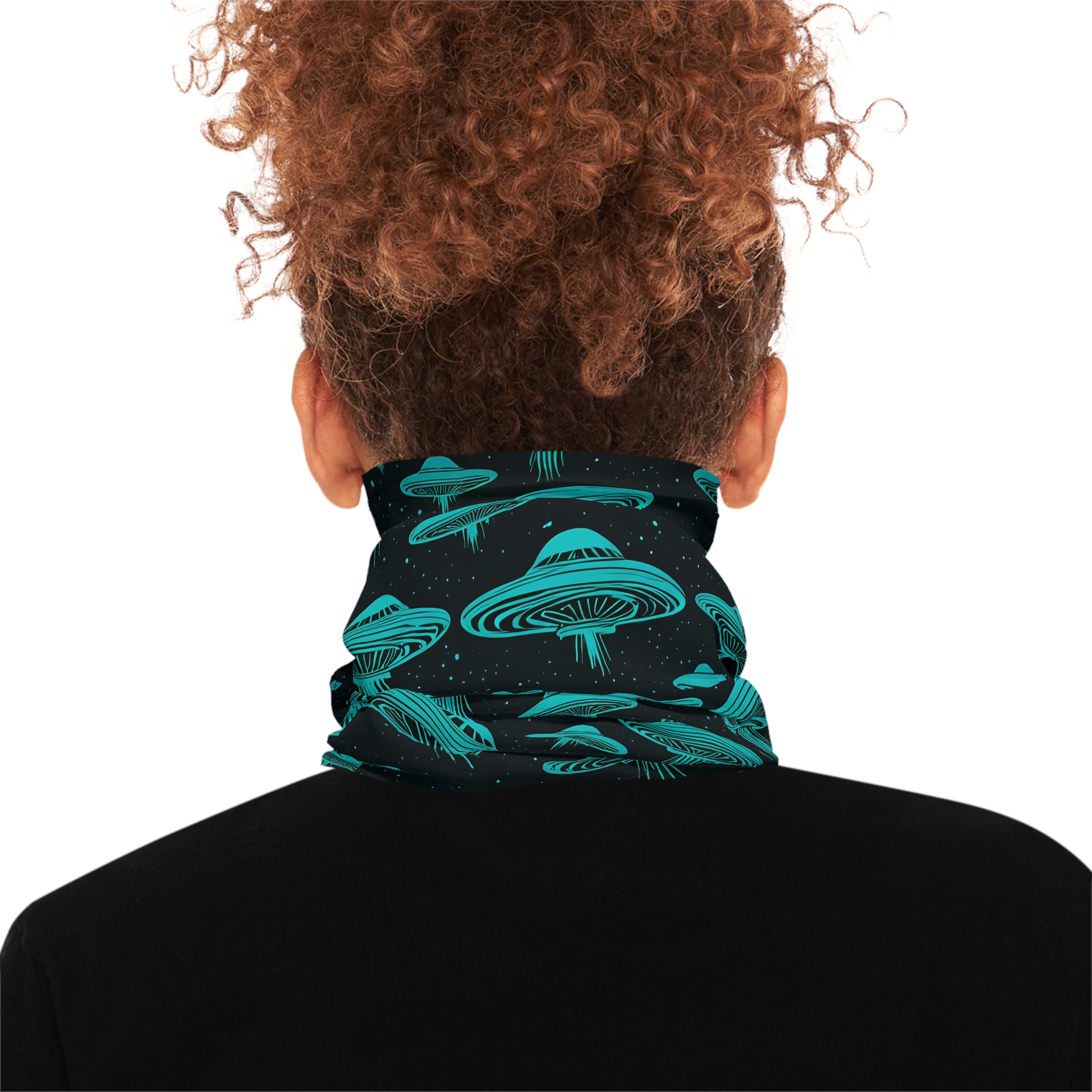 Alien Invasion Lightweight Neck Gaiter | Fun Space-Themed Accessory for Outdoor Adventures - Image 4