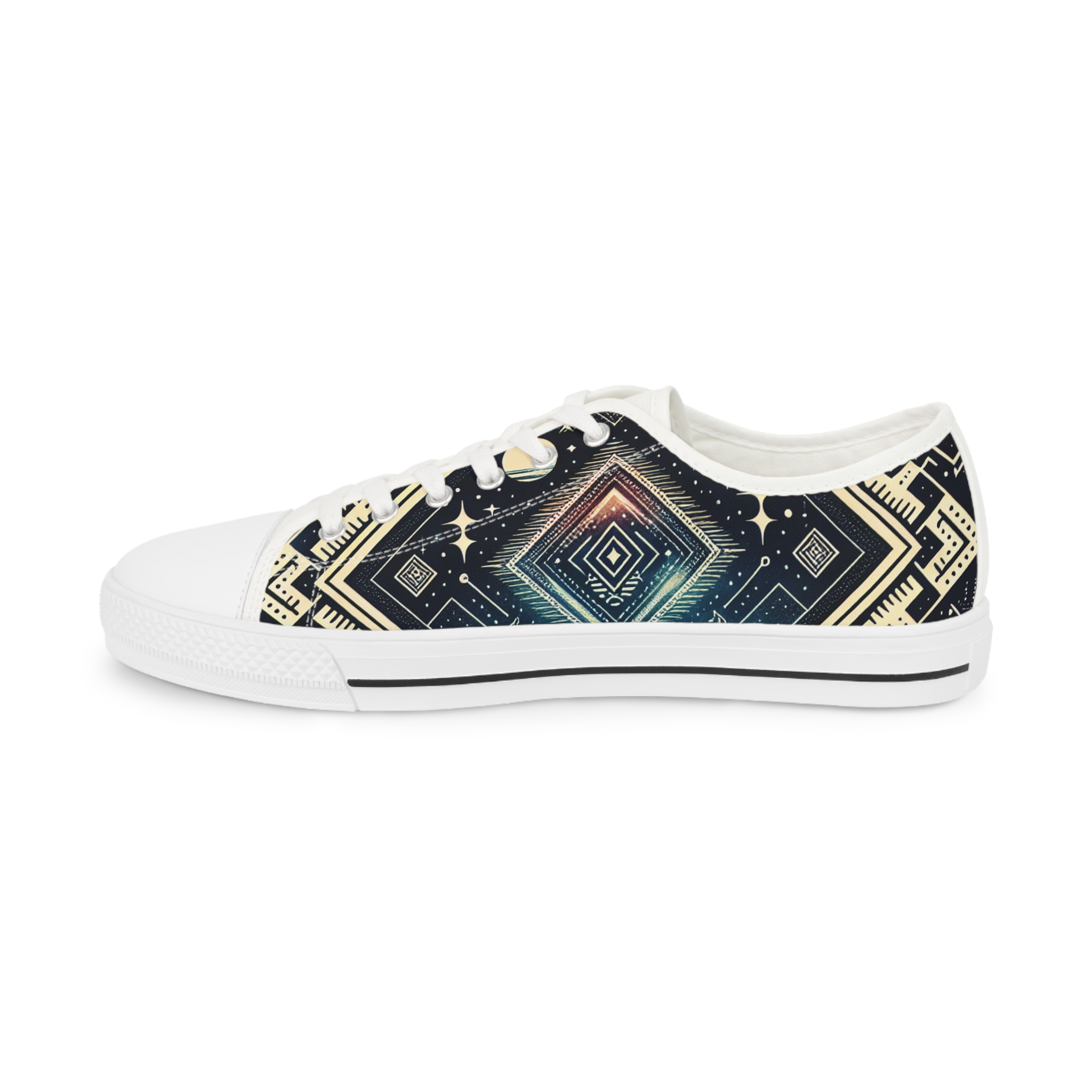 Turq Nebulos - Men's Lowtop Sneakers - Image 8