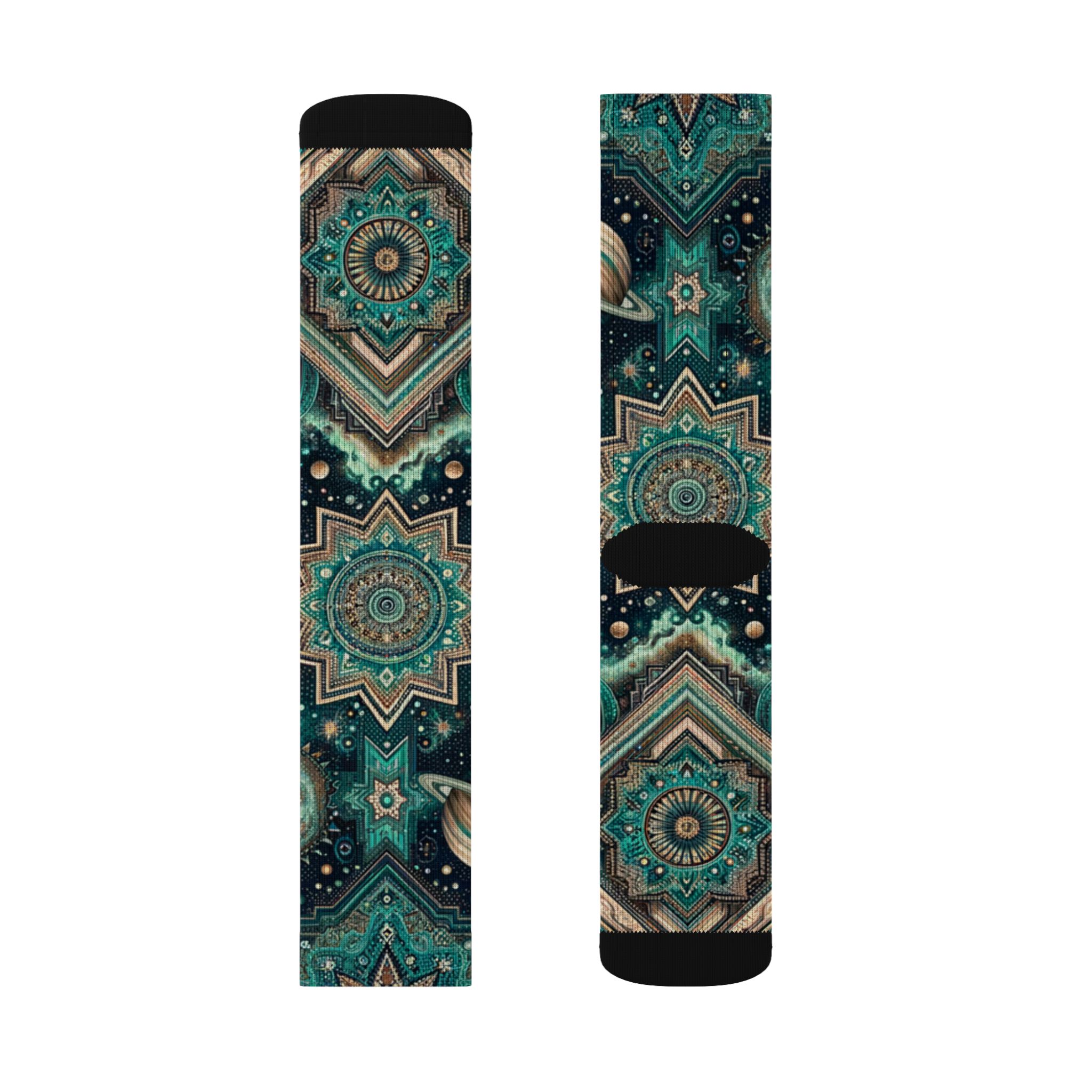 Zara Quasar Socks — Night Aztec - Image 3
