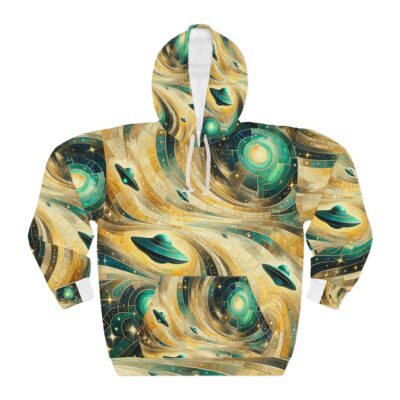 Turquoise UFO Hoodie — Cream Current