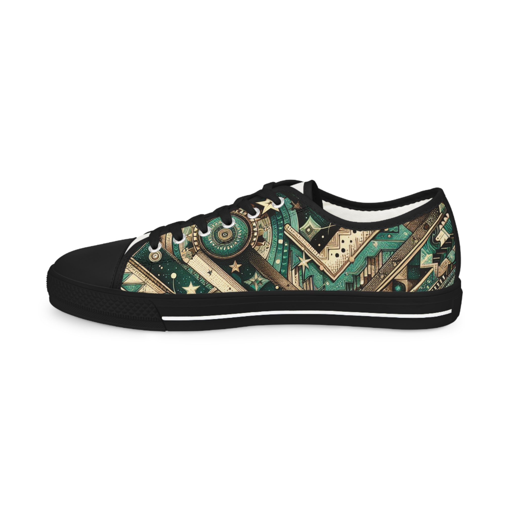 Turq Nebulois - Men's Lowtop Sneakers - Image 8