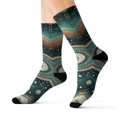 Zara Starcanyon Socks — Star Mandala
