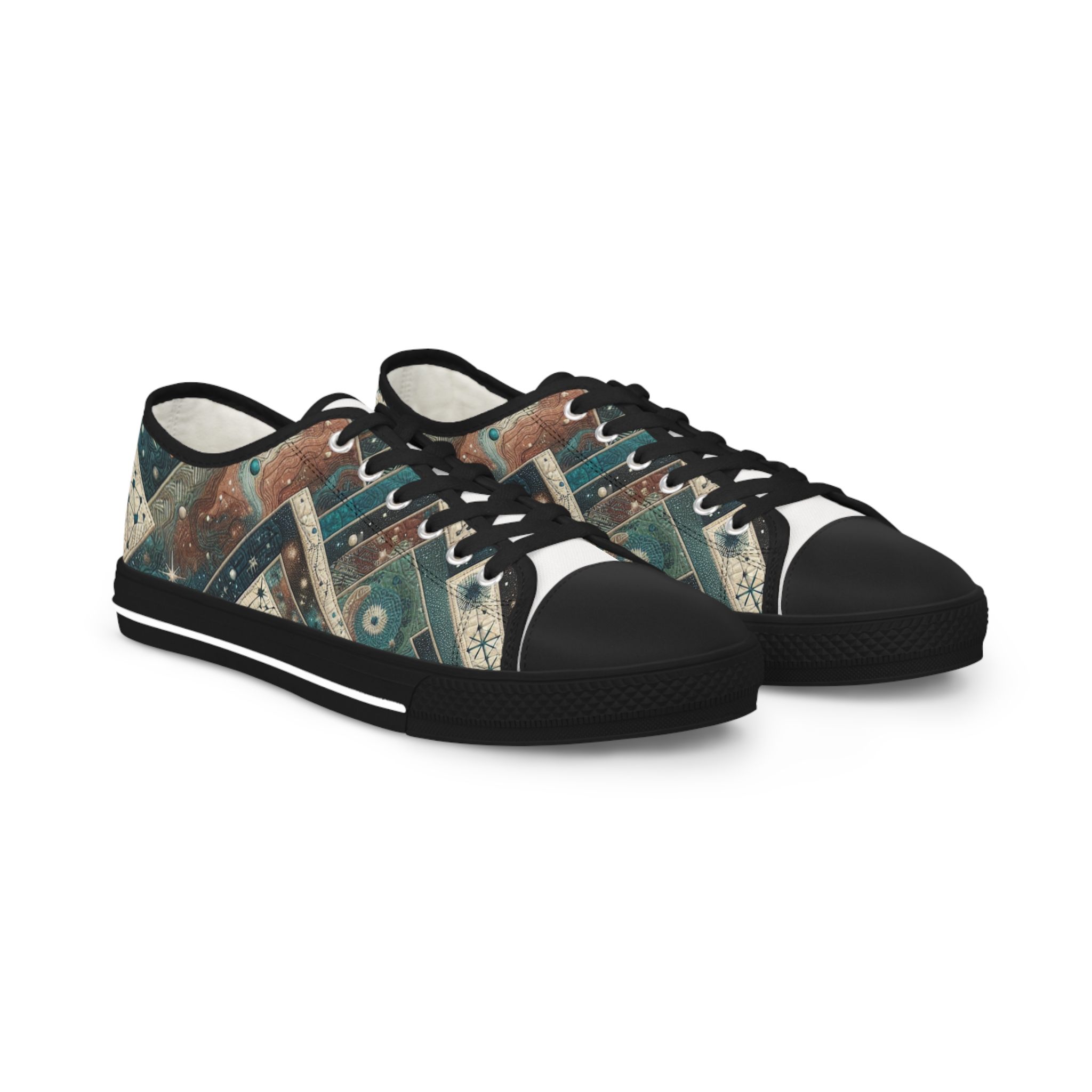 Zirconia Turquoisian Sneakers — Tan Weave - Image 5