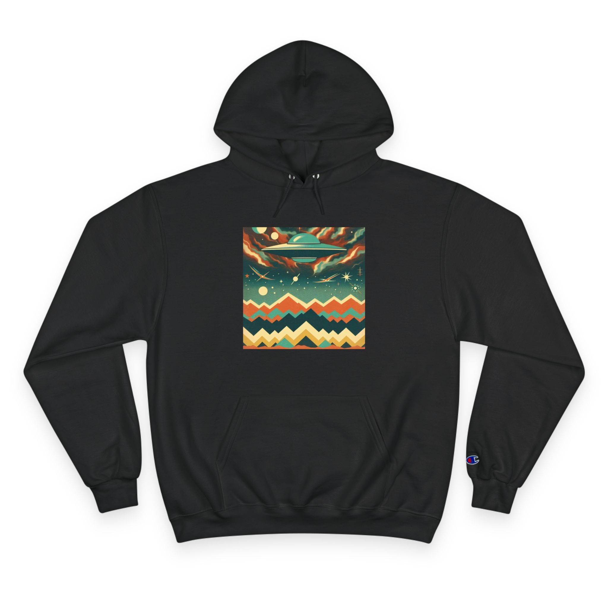 Zara Stardust Hoodie — Green Mesa