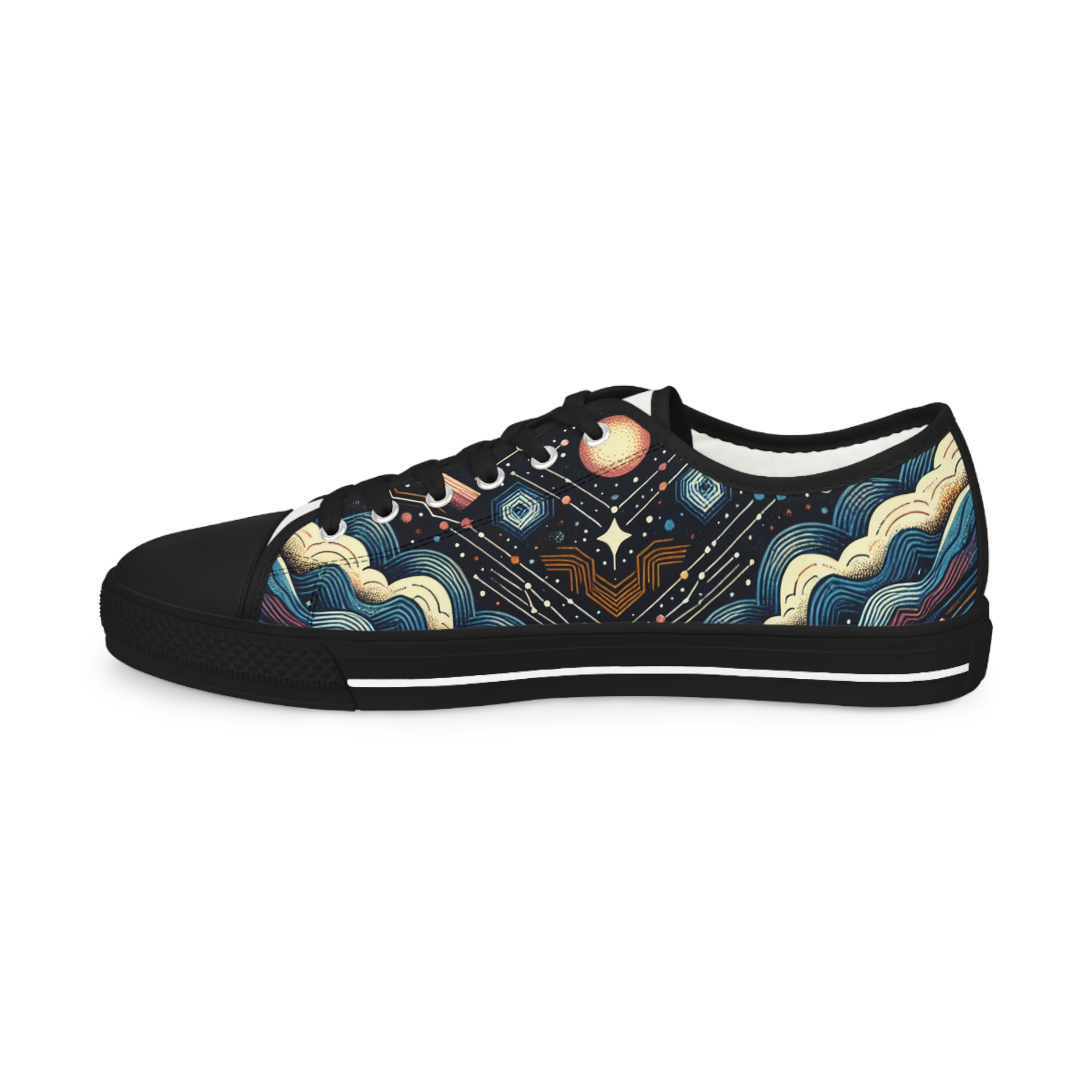 Turq Nebulosa - Men's Lowtop Sneakers - Image 8