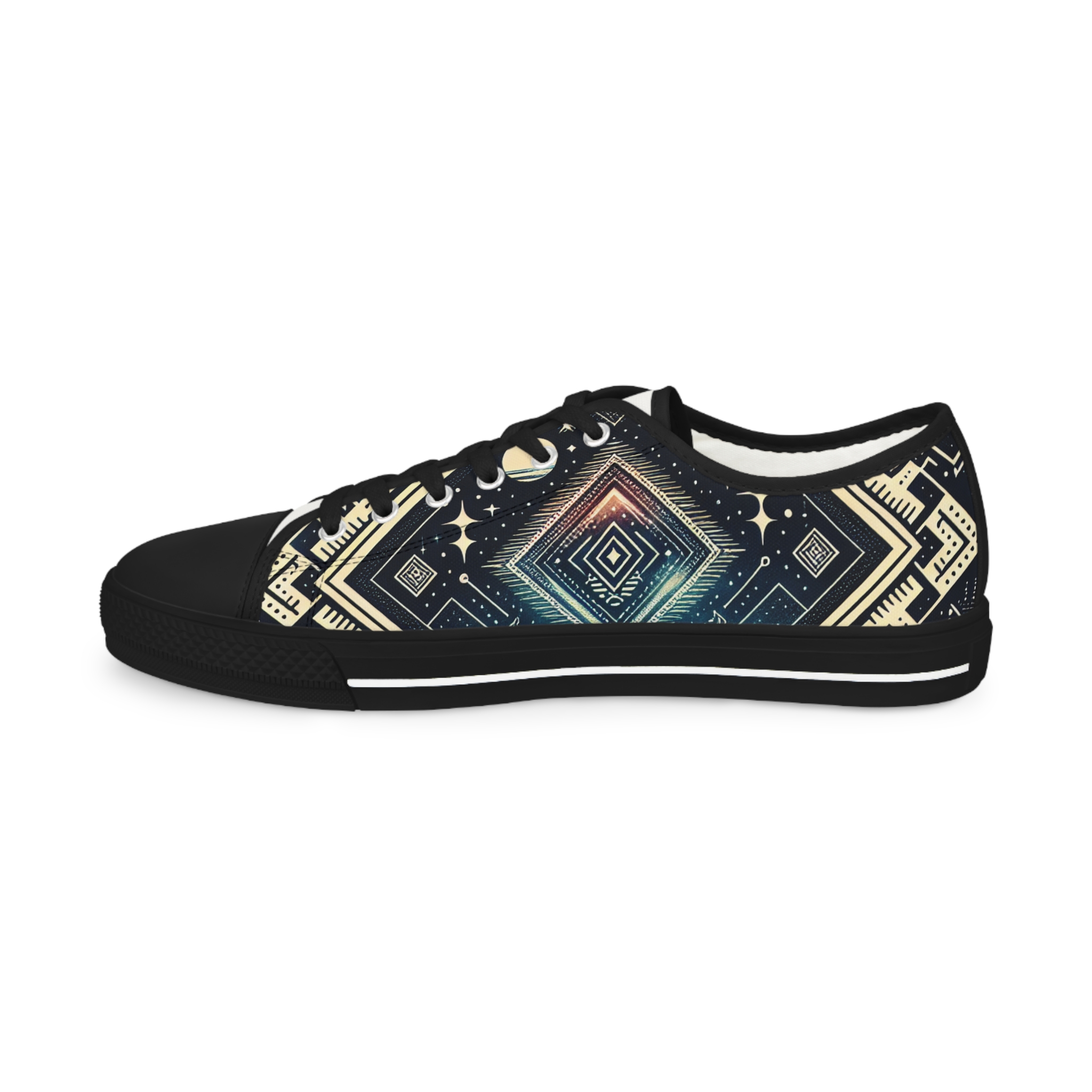 Turq Nebulos - Men's Lowtop Sneakers - Image 4