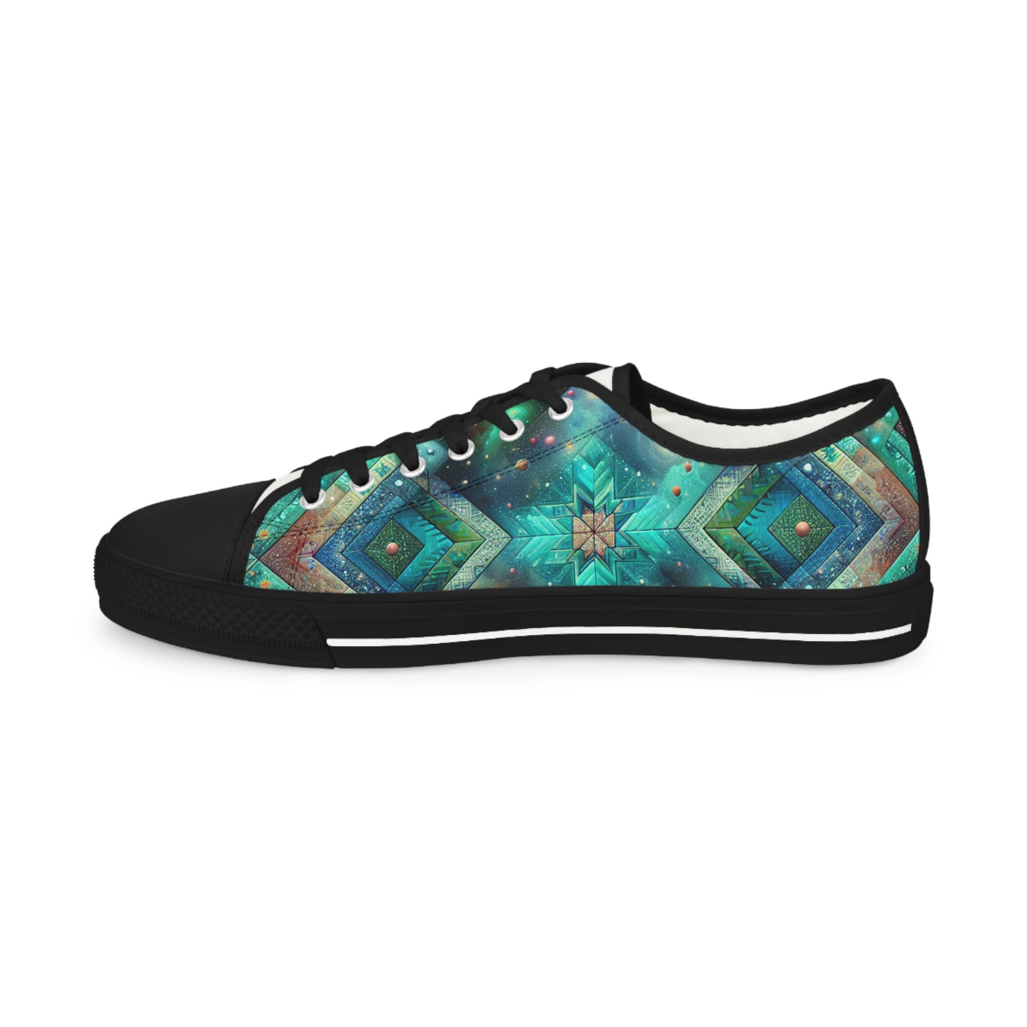 Turq Nebulux - Men's Lowtop Sneakers - Image 8