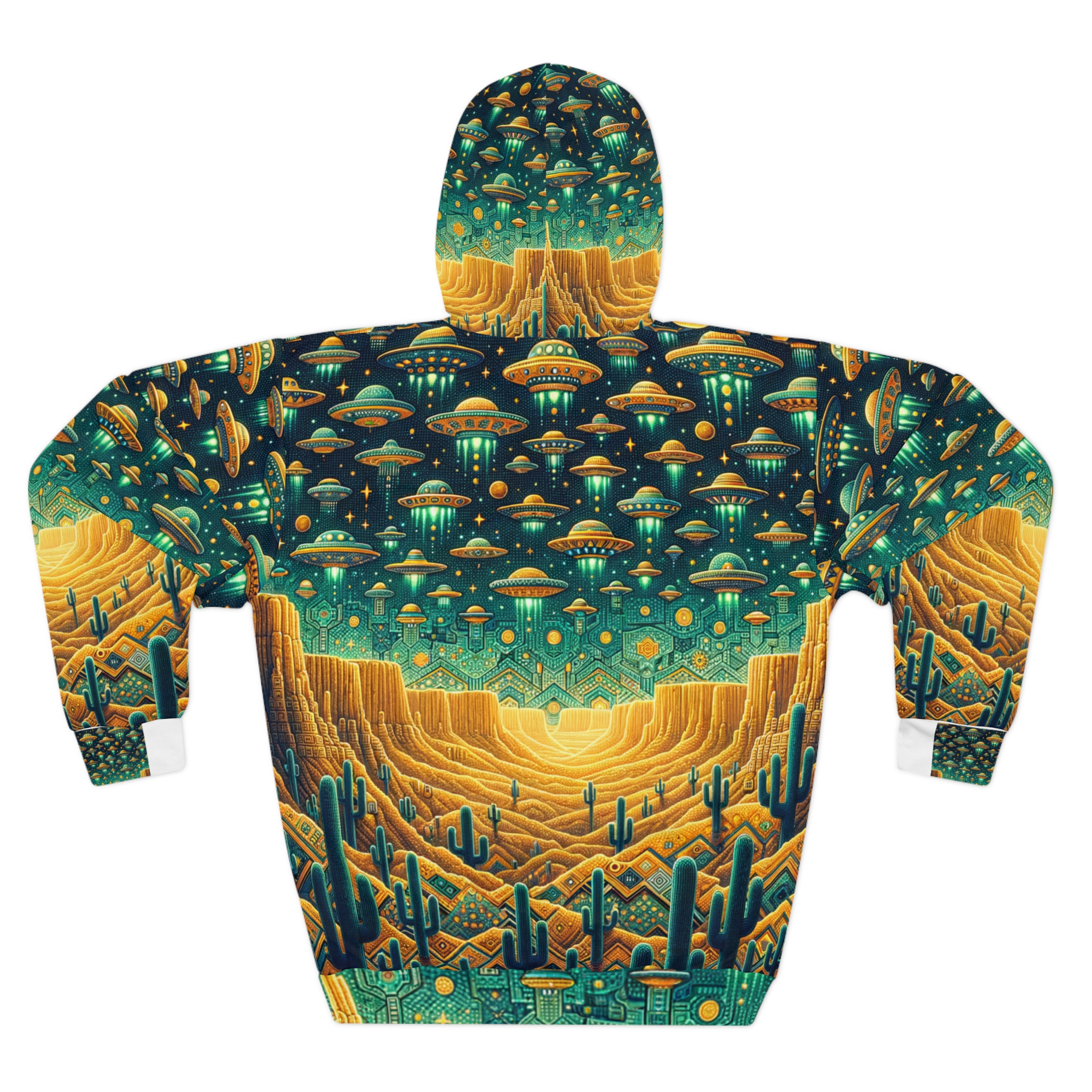 Desert Landscape UFO Hoodie - Image 2