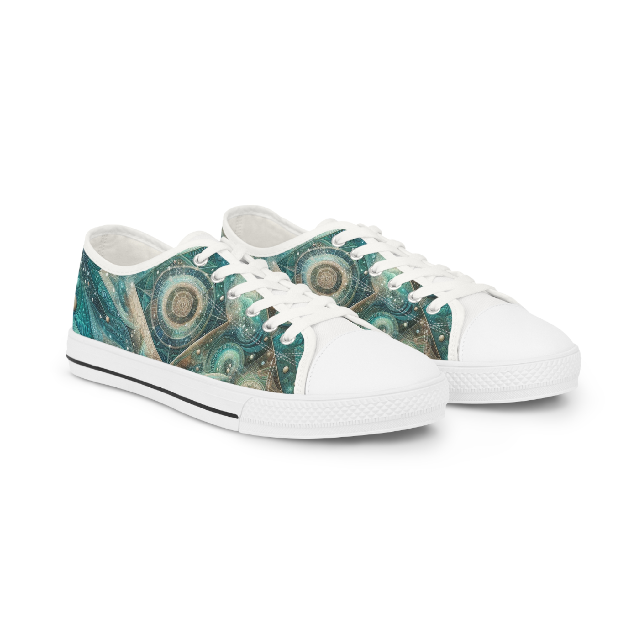 Turq Xenogem Sneakers — Teal Marble