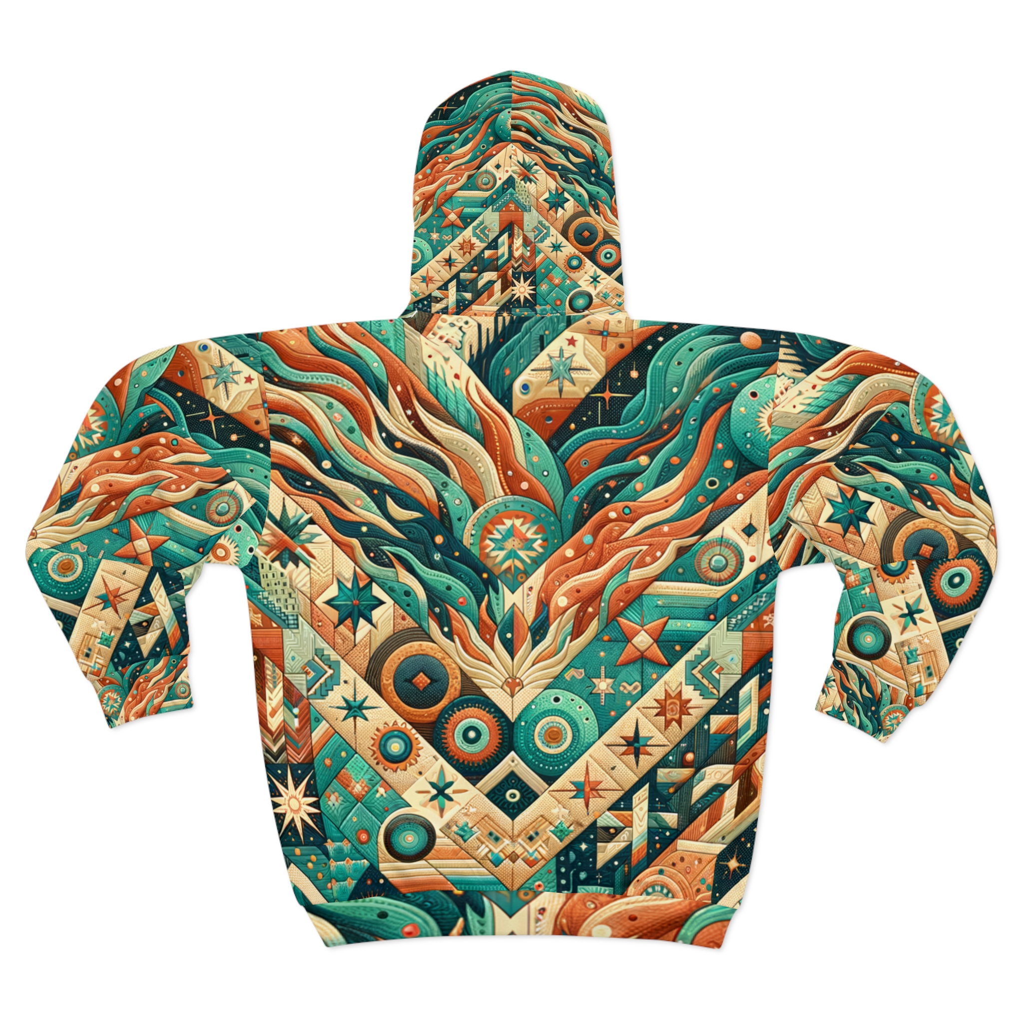 Zara Stardust Zip Hoodie — Flame Current - Image 2