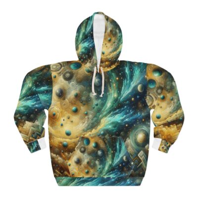 Turquoise UFO Hoodie — Dust Vortex