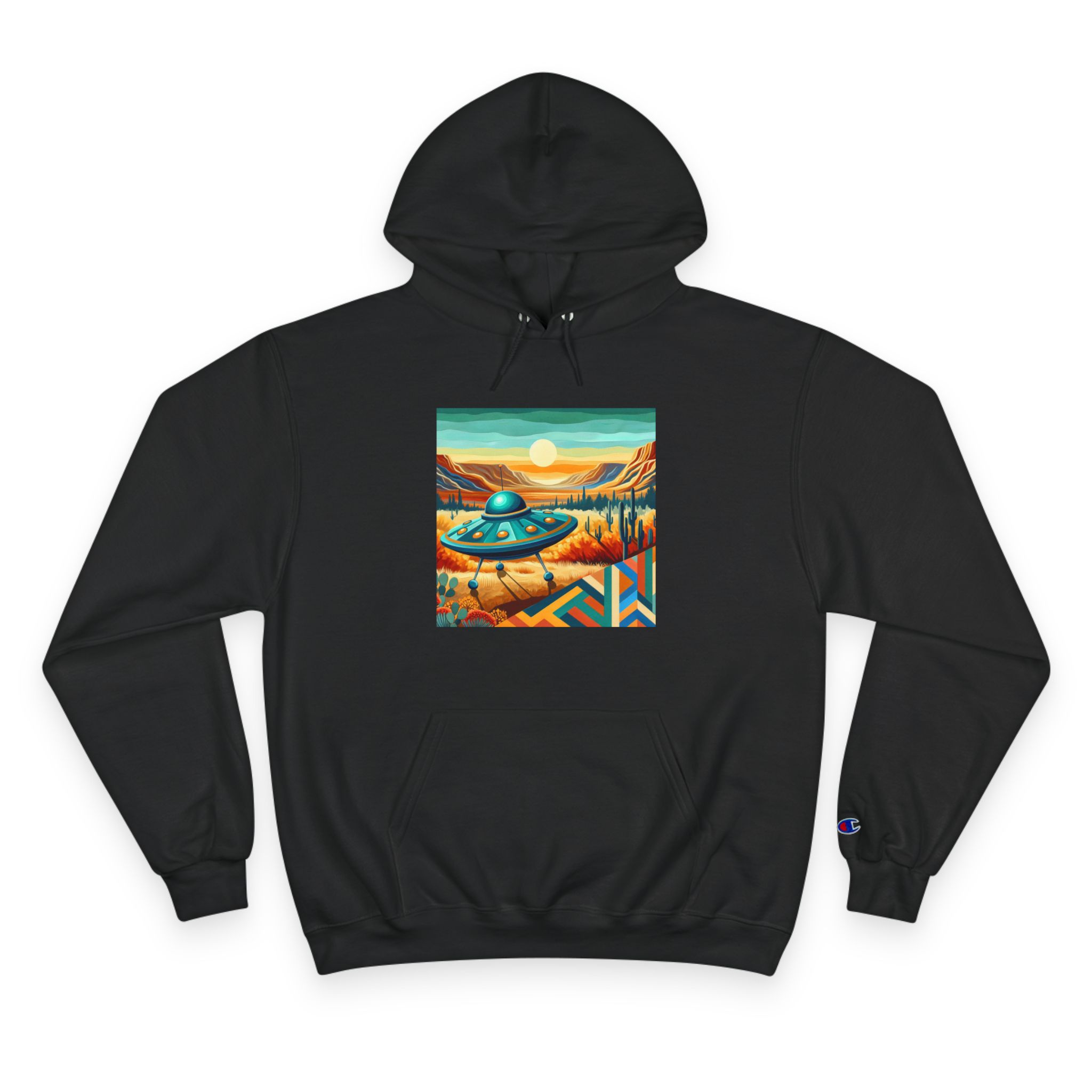 Roswell Turquoise Hoodie — Verde Flats