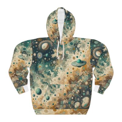 Turquoise UFO Hoodie — Pearl Cluster