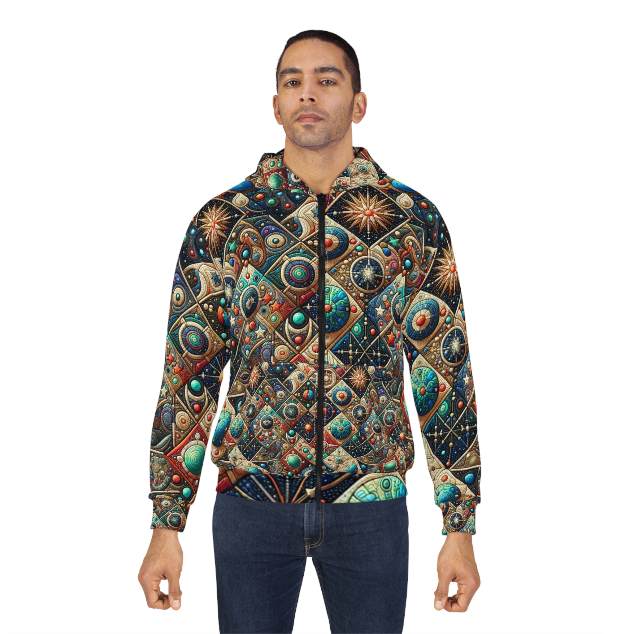 Zara Starbeam Hoodie — Gem Grid - Image 4