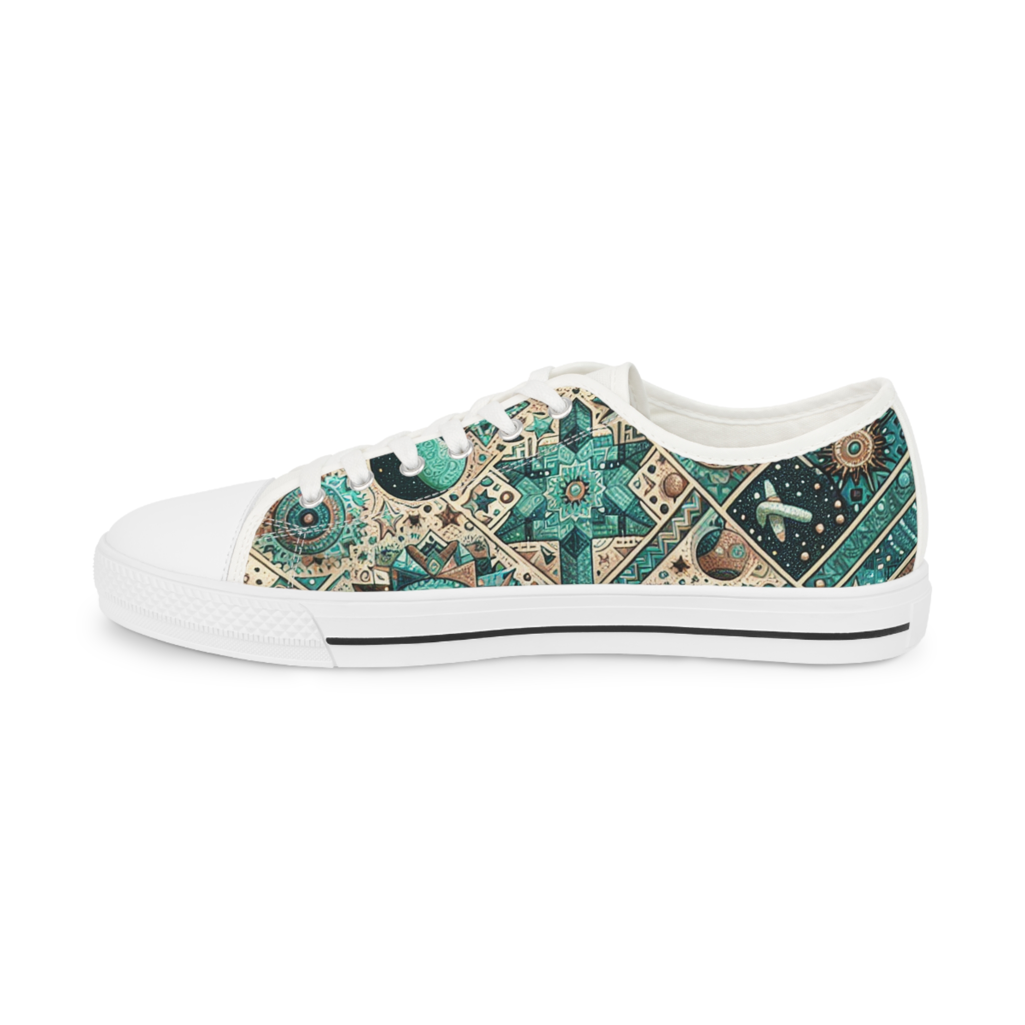 Turq Zirconian - Men's Lowtop Sneakers - Image 4