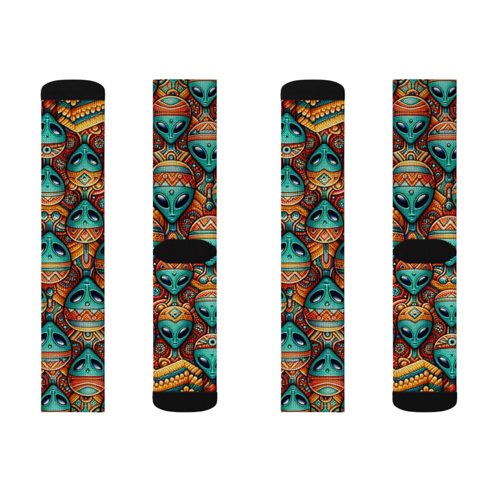 Zara Stardust Socks — Alien Row - Image 2