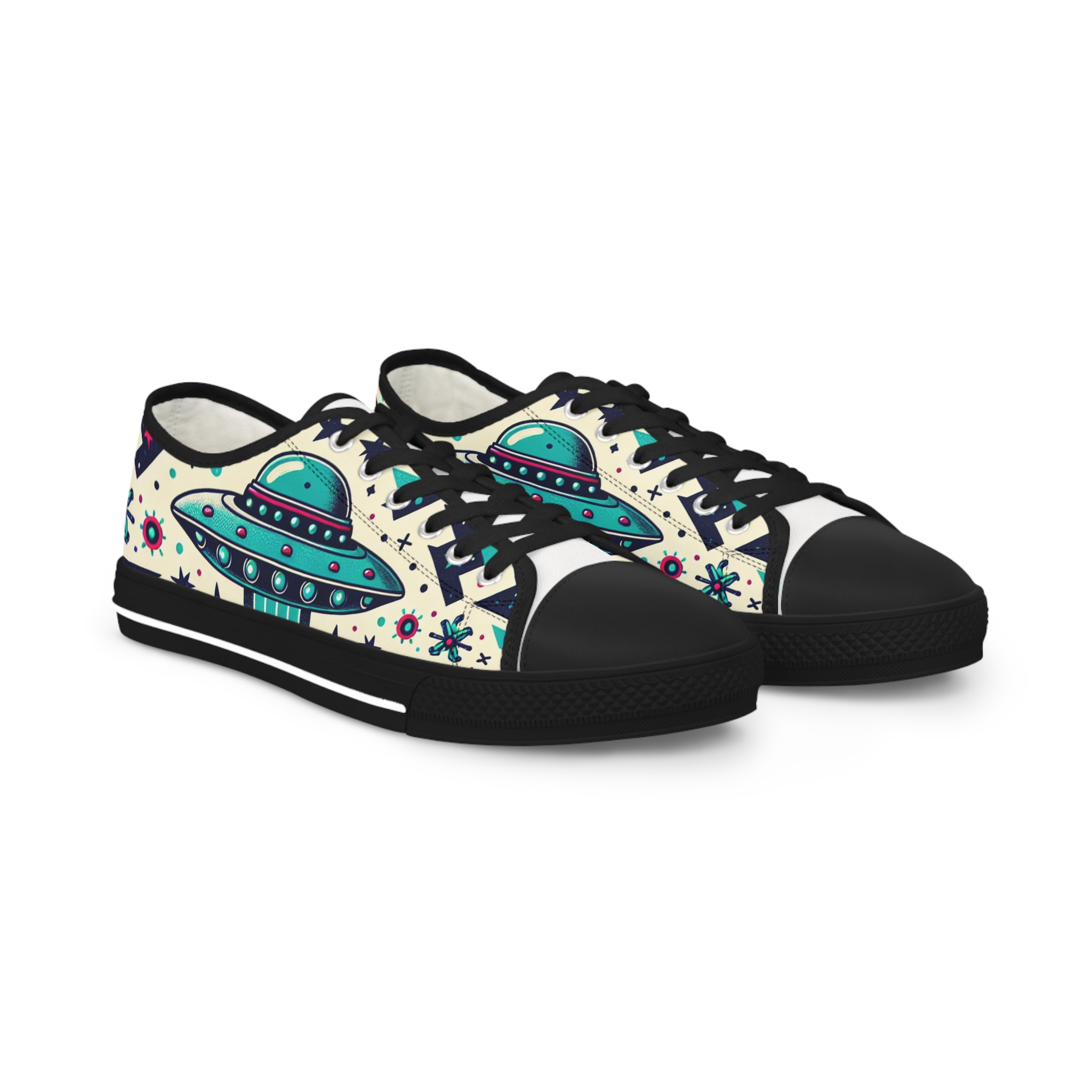 Turq Xenolite Sneakers — Folk Doodle - Image 5