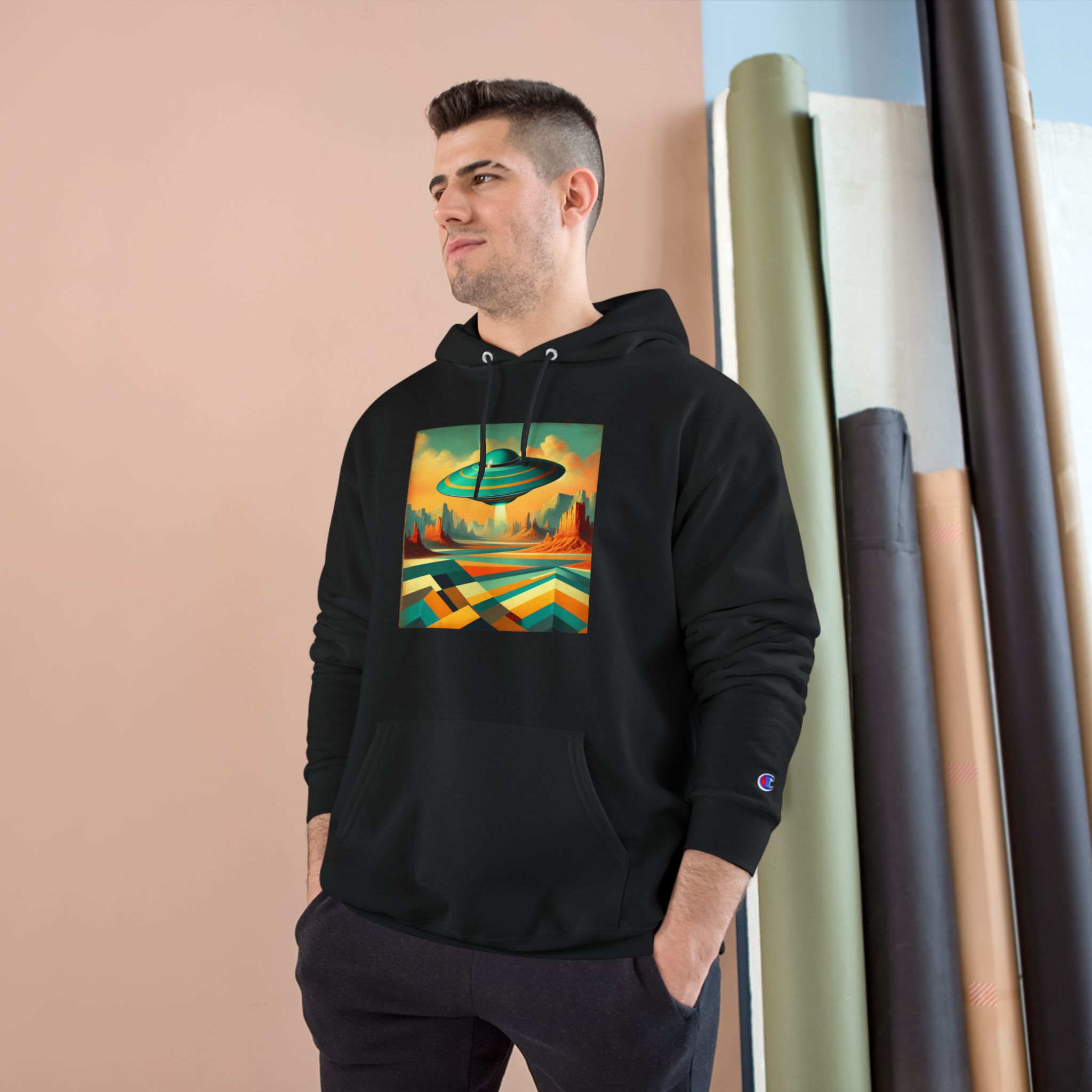 Roswell Turquoise Hoodie — Dune Hover - Image 3