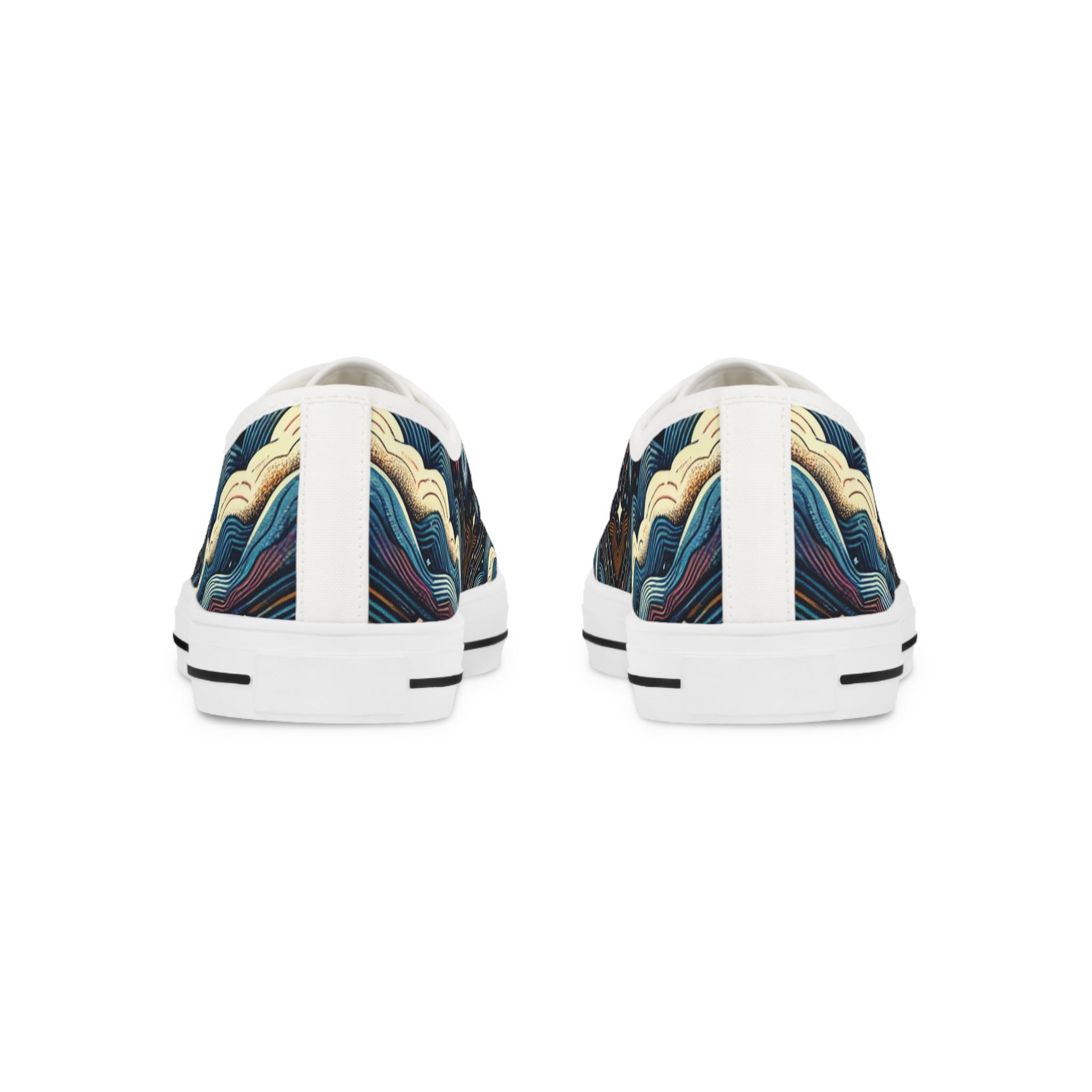 Turq Nebulosa - Men's Lowtop Sneakers - Image 3