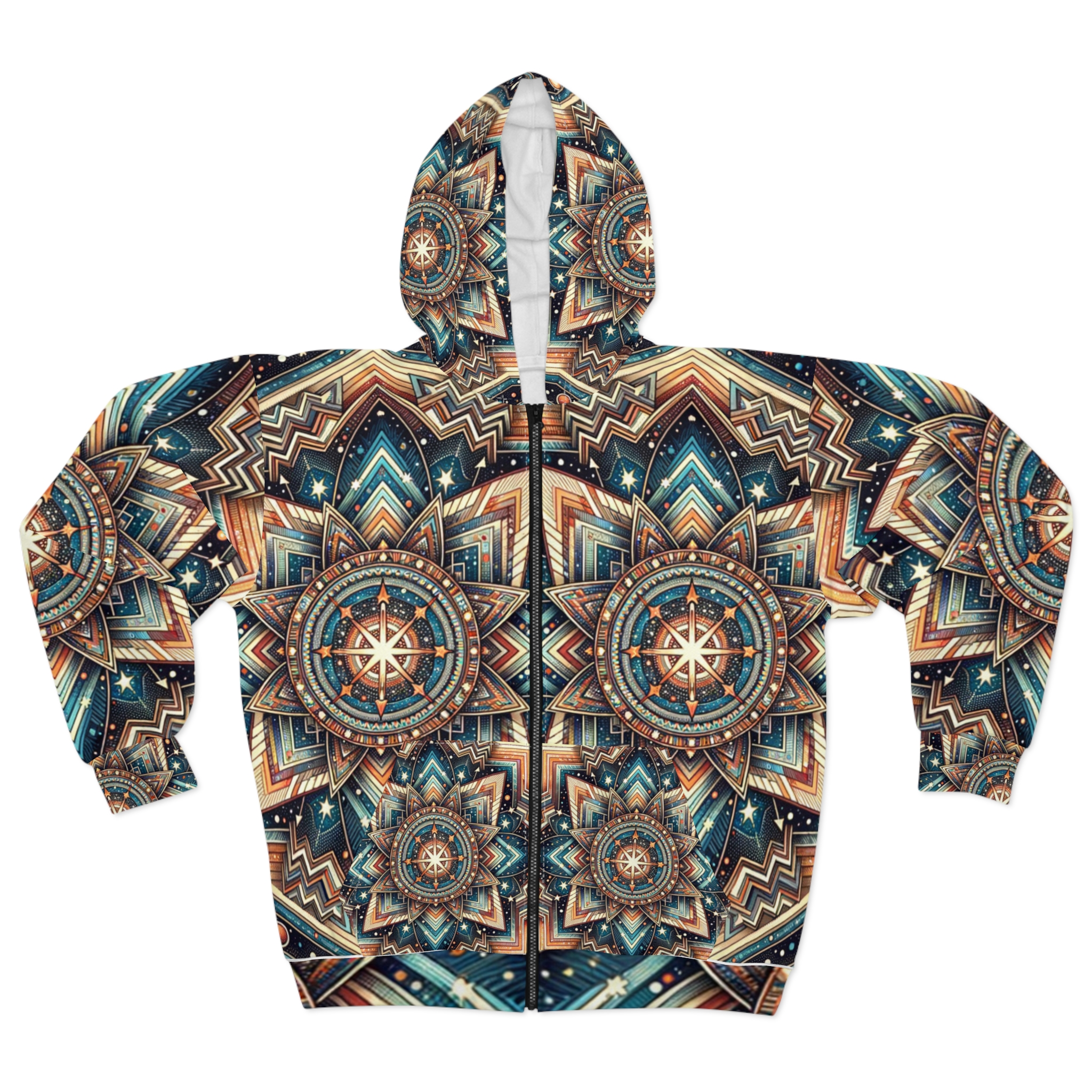 Zara Starbeam Hoodie — Tan Mandala